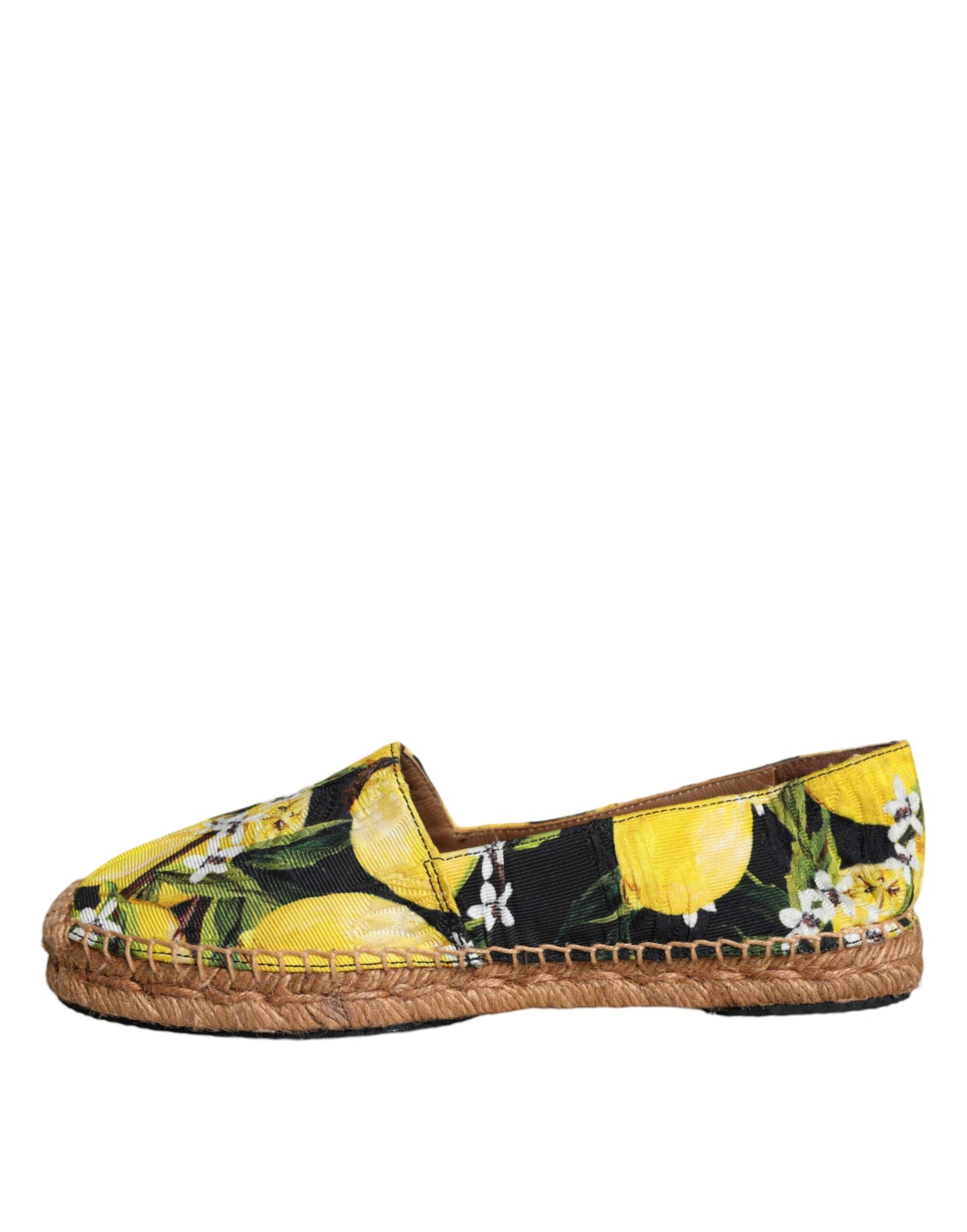 Dolce & Gabbana – Mehrfarbige Zitronen-Espadrilles zum Hineinschlüpfen