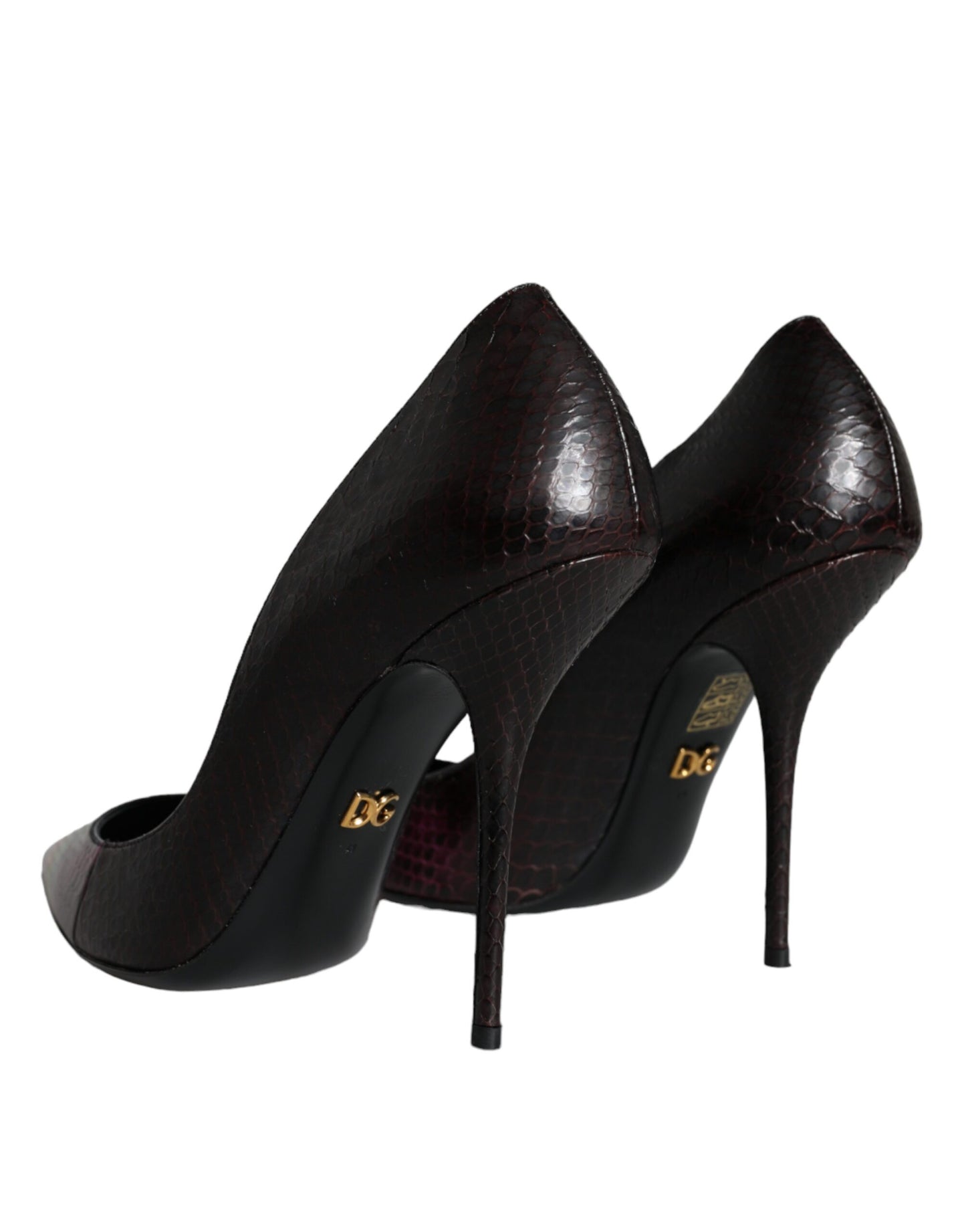 Dolce & Gabbana Multicolor Exotic Leather Heels Pumps Schuhe