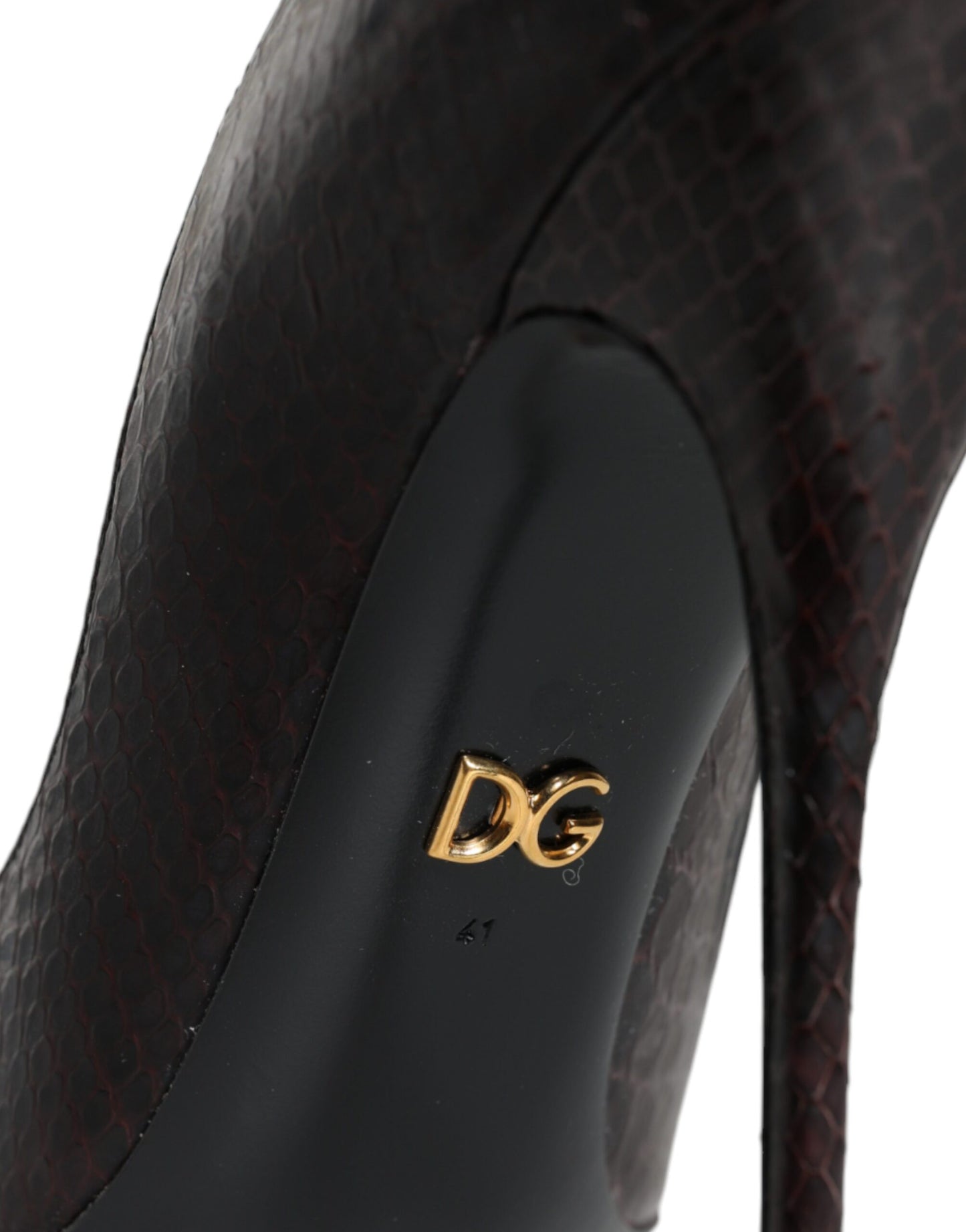 Dolce & Gabbana Multicolor Exotic Leather Heels Pumps Schuhe