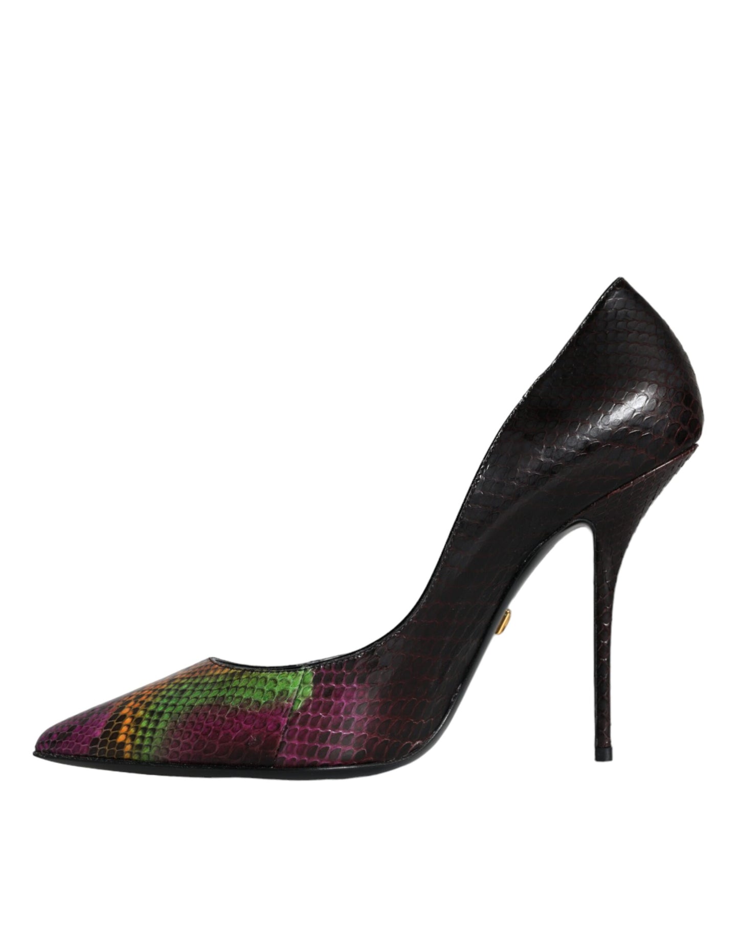 Dolce & Gabbana Multicolor Exotic Leather Heels Pumps Schuhe