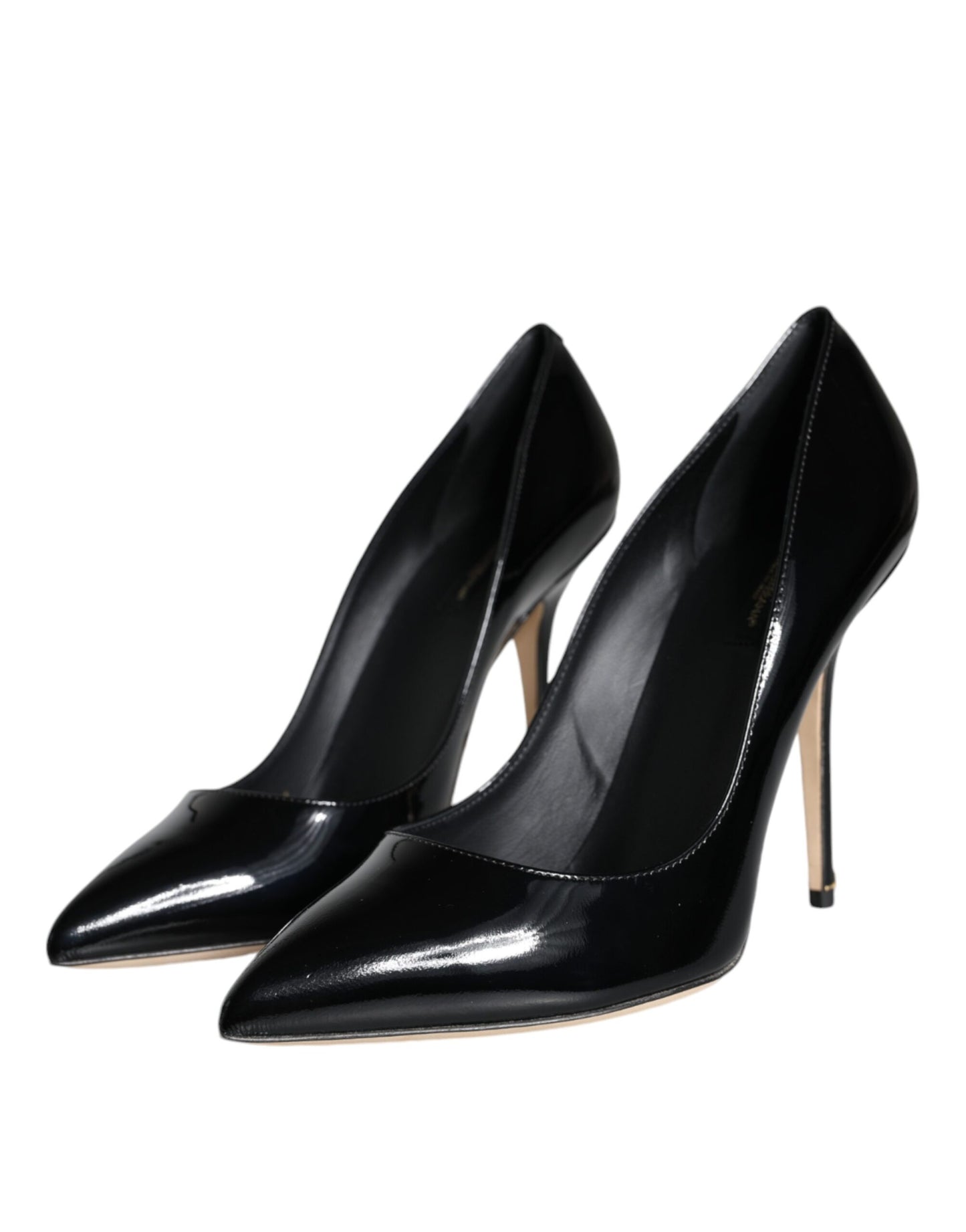 Dolce & Gabbana Bellucci Pumps aus schwarzem Lackleder mit Absatz
