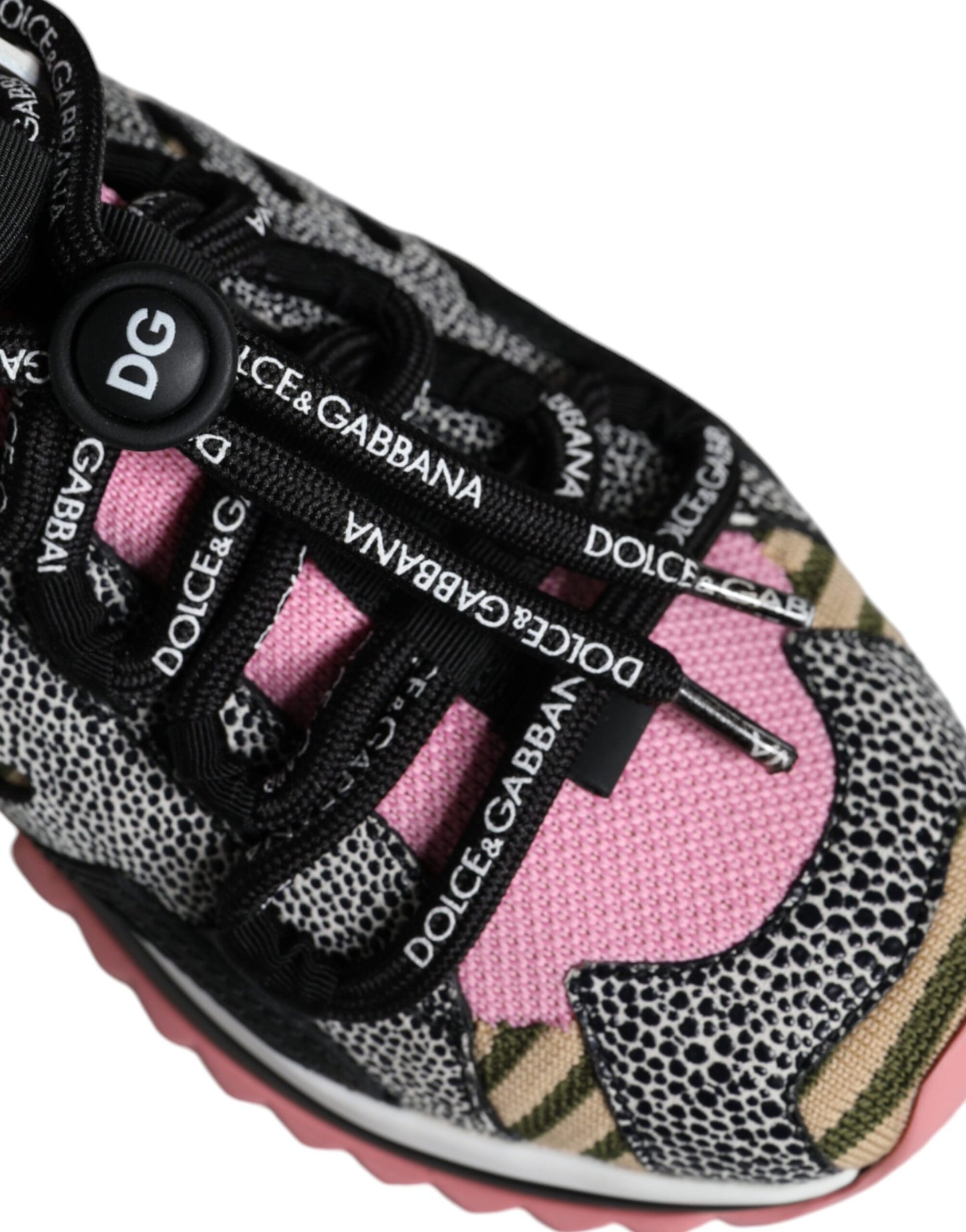 Dolce & Gabbana Mehrfarbige Sorrento Socken Logo Sneakers Schuhe
