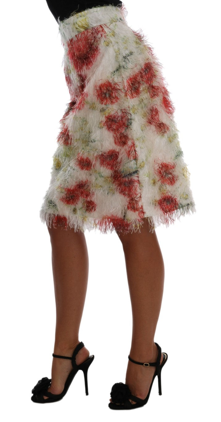 Dolce & Gabbana – Gerader Bleistiftrock mit Blumenmuster