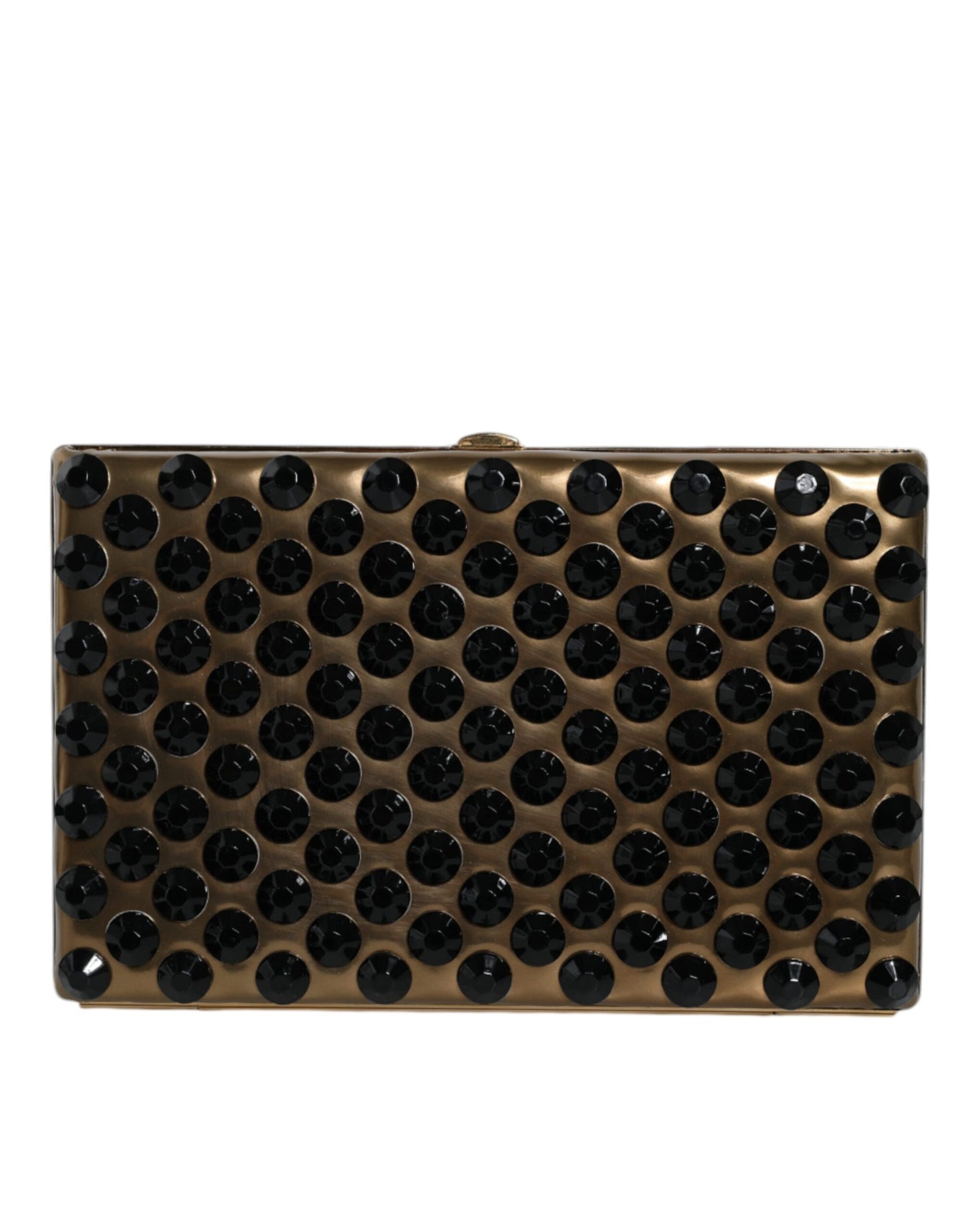 Dolce & Gabbana Gold Crystal Bifold Clutch Abend Party Damen Handtasche Tasche