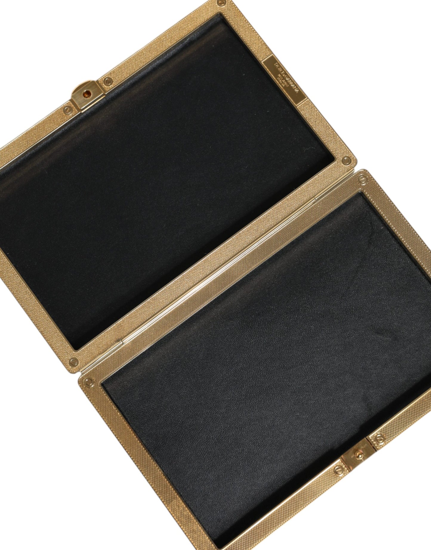 Dolce & Gabbana Gold Crystal Bifold Clutch Abend Party Damen Handtasche Tasche
