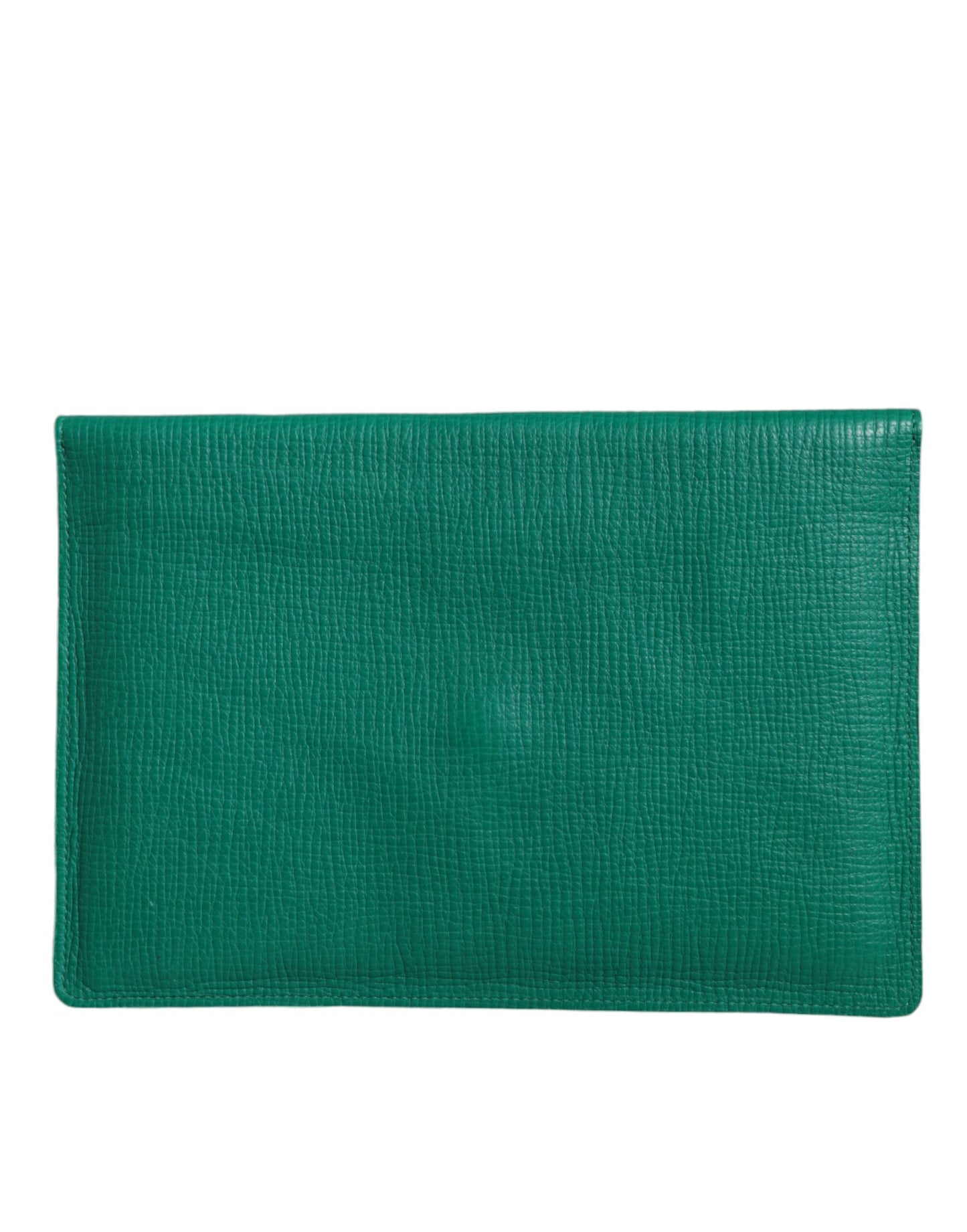 Dolce & Gabbana Grüne Lederhandtasche Clutch Mini Geldbörse Beutel Tablet-Etui