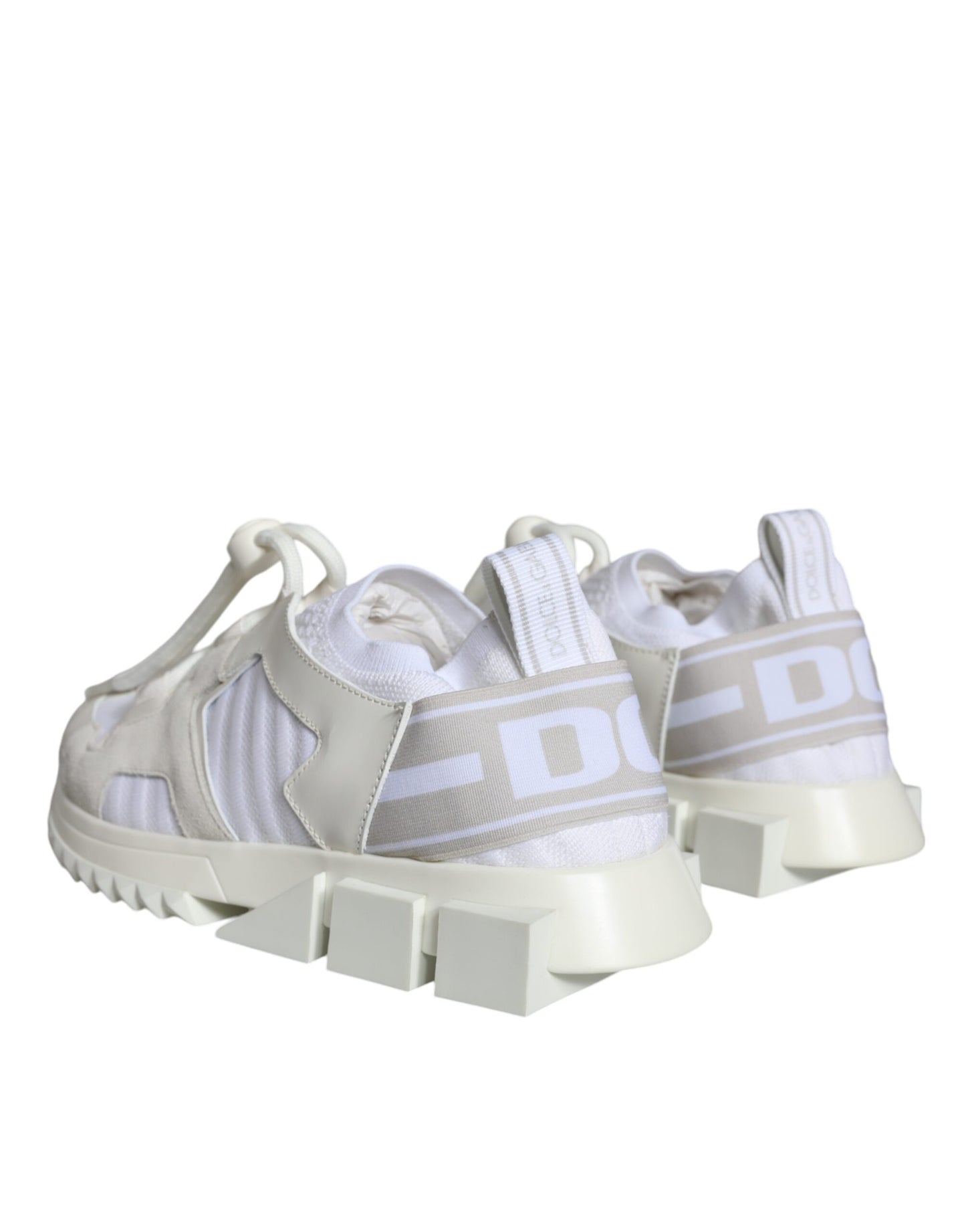 Dolce & Gabbana Sorrento Trekking-Sneakers aus weißem Mesh