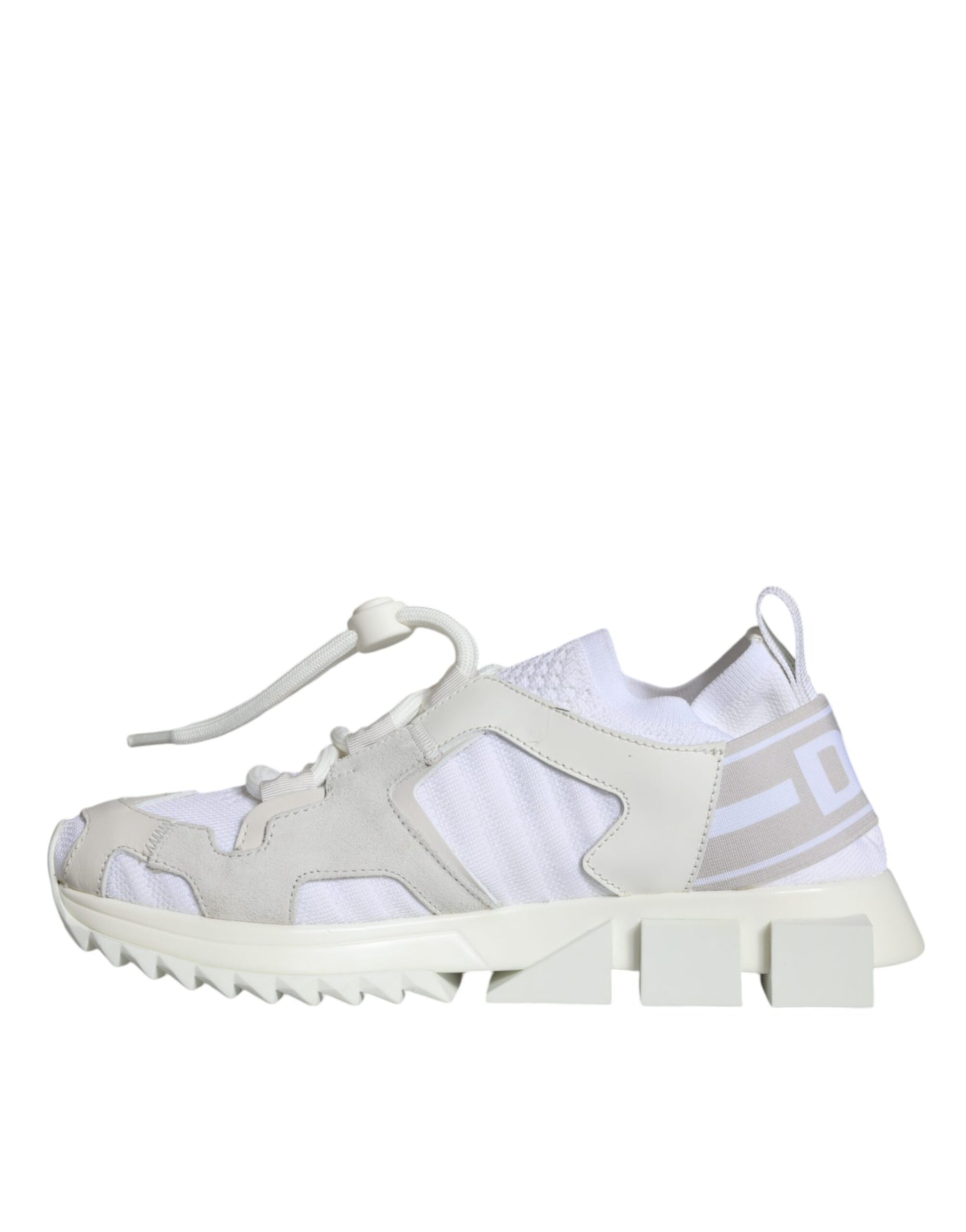 Dolce & Gabbana Sorrento Trekking-Sneakers aus weißem Mesh