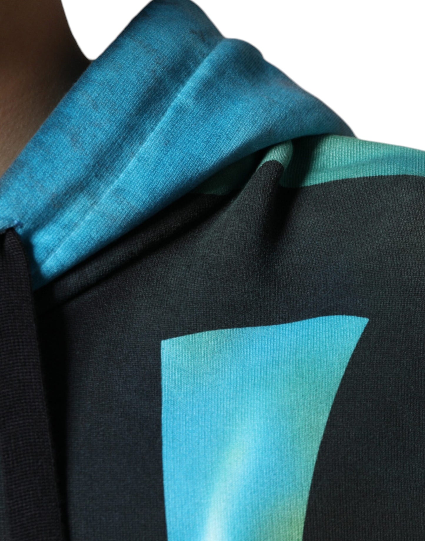 Dolce & Gabbana – Mehrfarbiger Kapuzenpullover mit Batikmuster