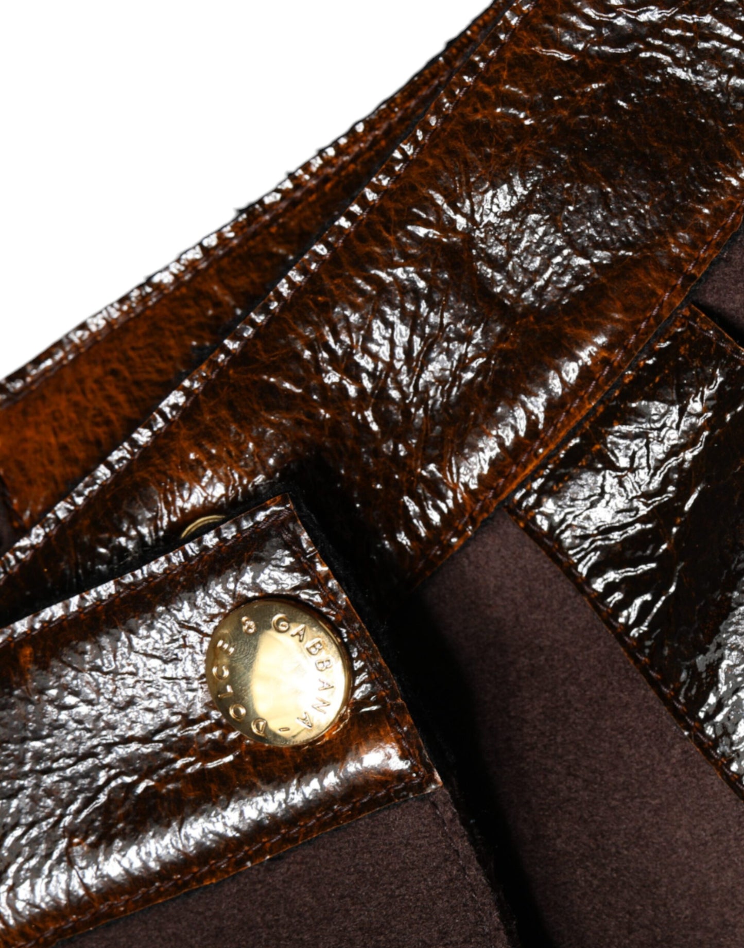 Dolce & Gabbana – Brauner A-Linien-Minirock aus Schurwolle mit mittlerer Taille