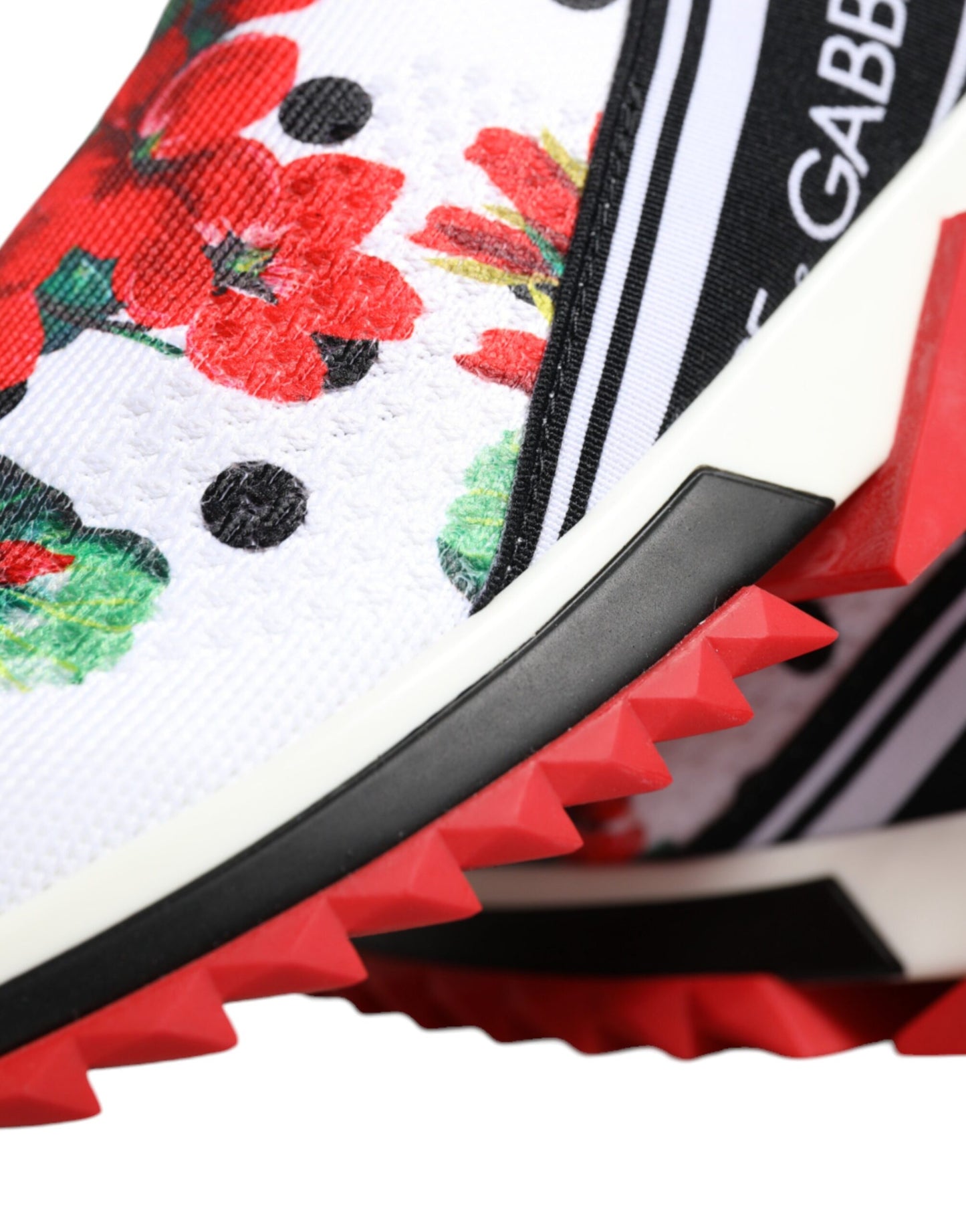 Dolce & Gabbana Mehrfarbige Geranien-Sorrento-Sneakers