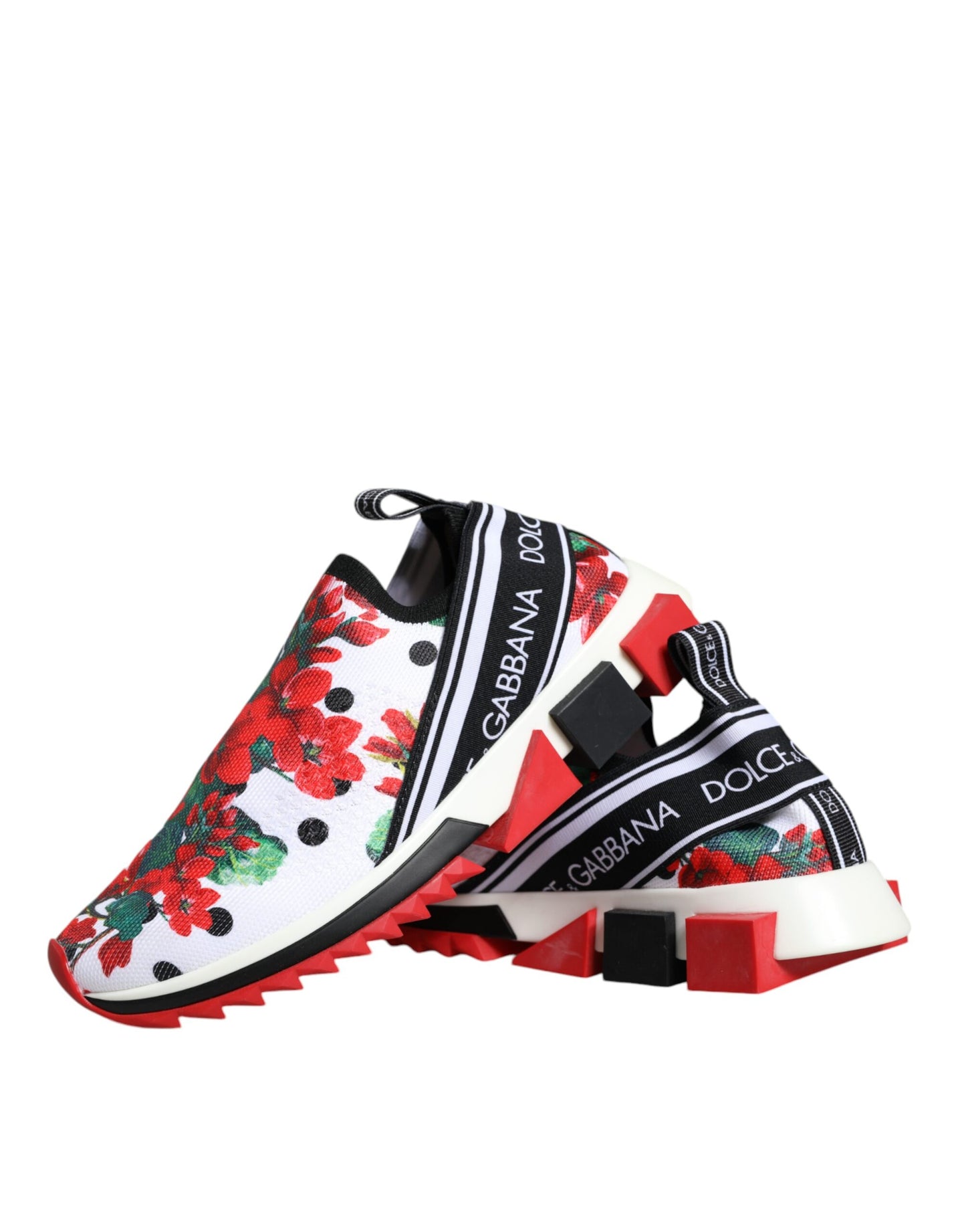 Dolce & Gabbana Mehrfarbige Geranien-Sorrento-Sneakers