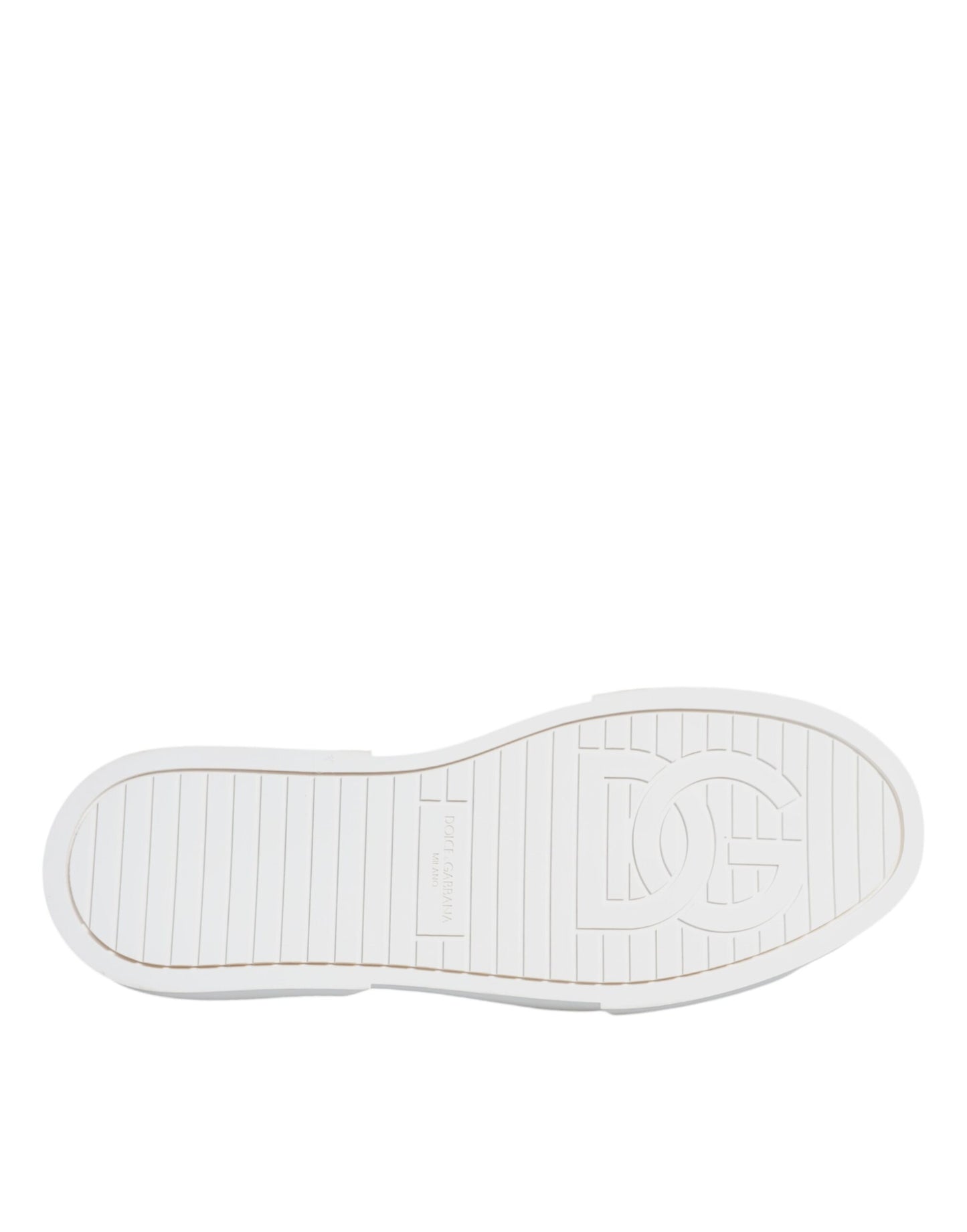 Dolce & Gabbana Rosa Weiß Canvas Logo Low Top Sneakers Schuhe