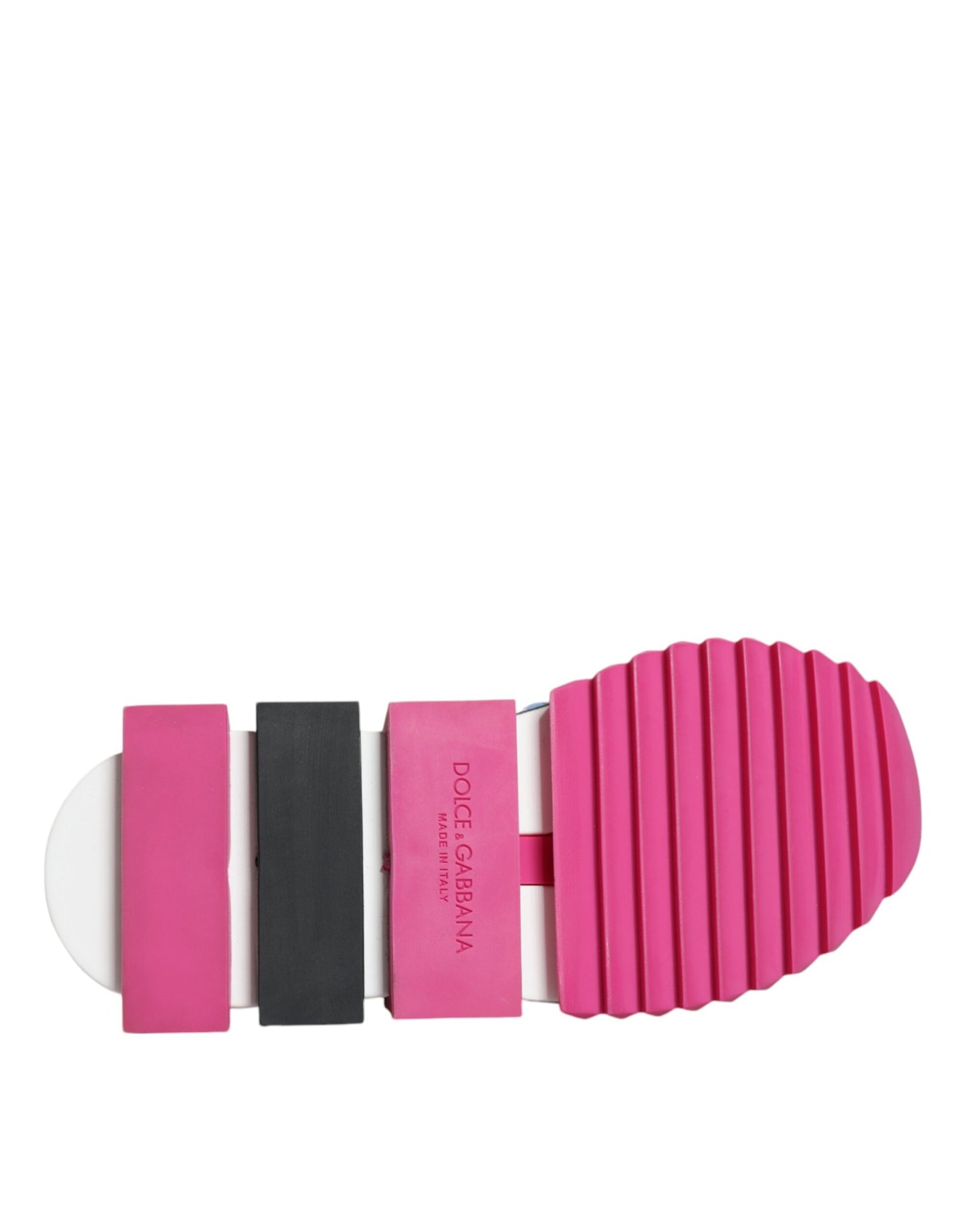 Dolce & Gabbana Pink Sorrento Kristalle Low Top Sneakers Schuhe