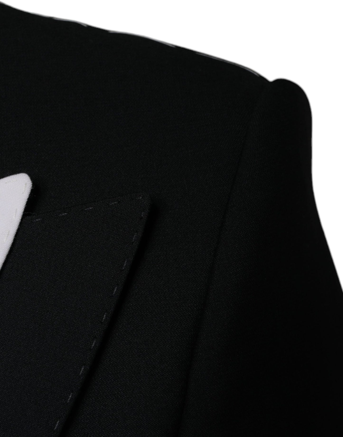 Dolce & Gabbana – Einreihiger Blazer in Schwarz und Weiß