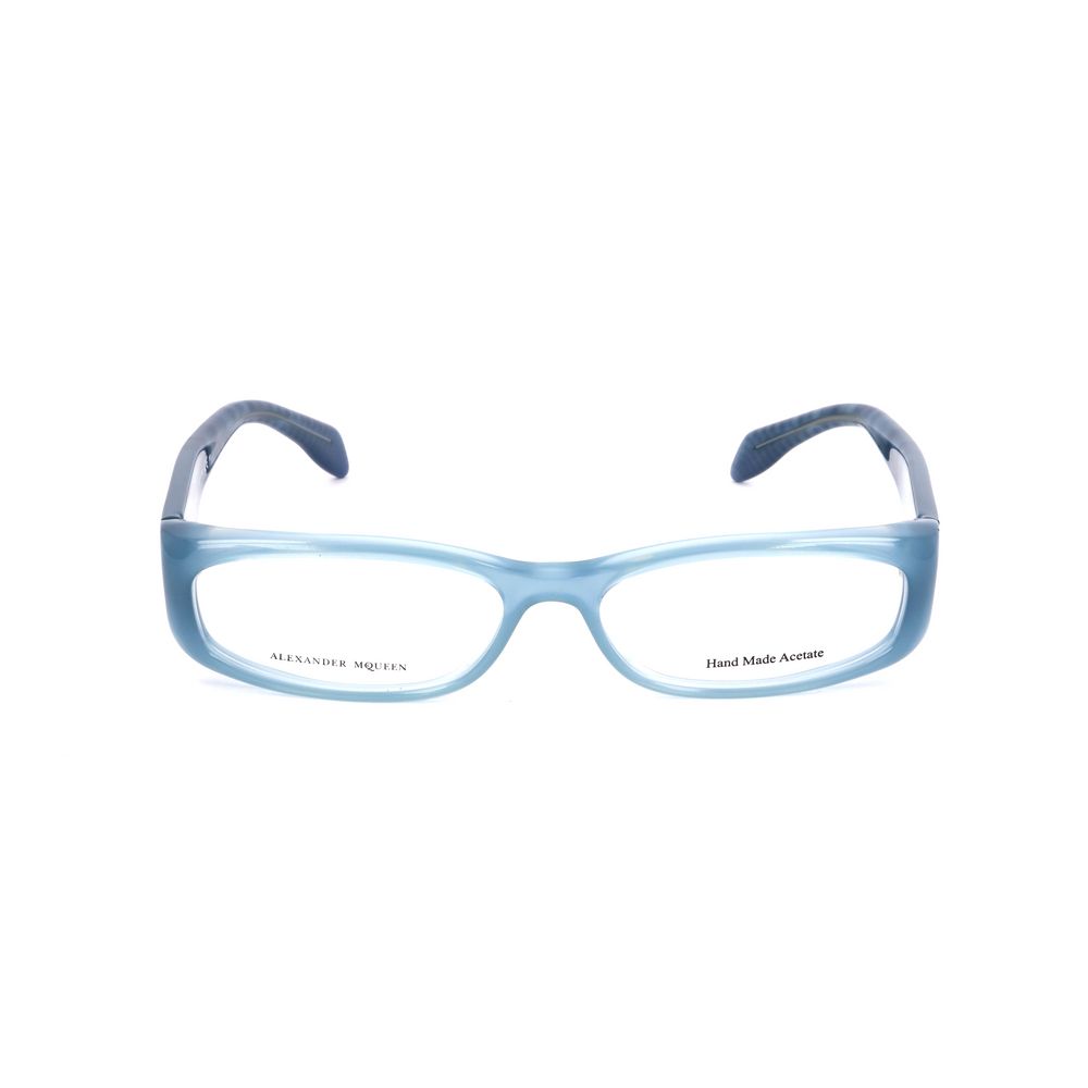 Alexander McQueen Blaue Acetatrahmen