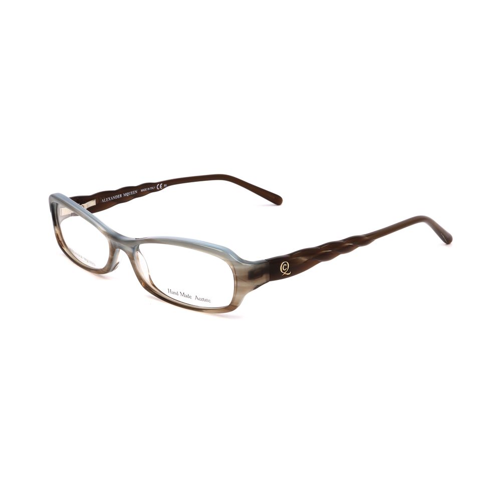 Braune Acetat-Rahmen von Alexander McQueen