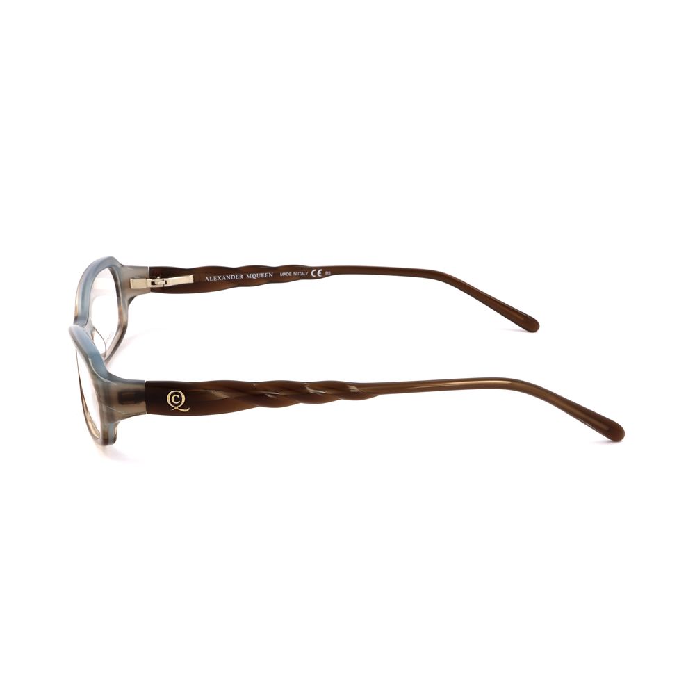 Braune Acetat-Rahmen von Alexander McQueen