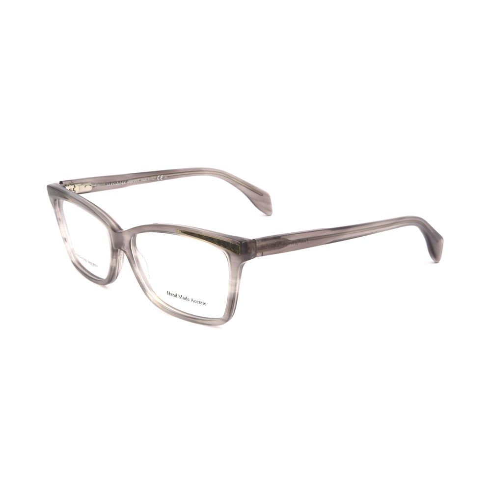 Alexander McQueen Graue Acetatrahmen