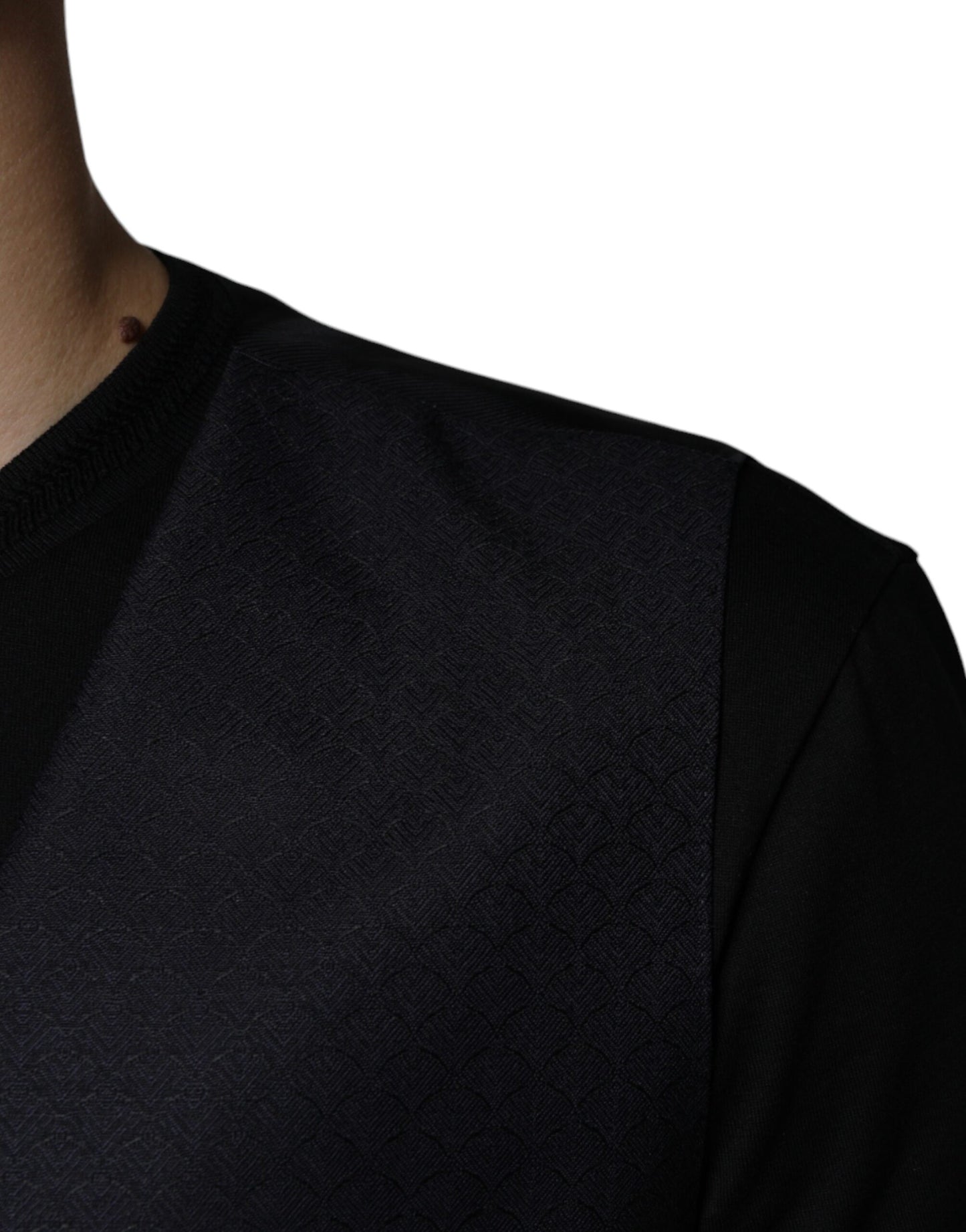 Dolce & Gabbana Schwarze Wollweste, formelle Weste