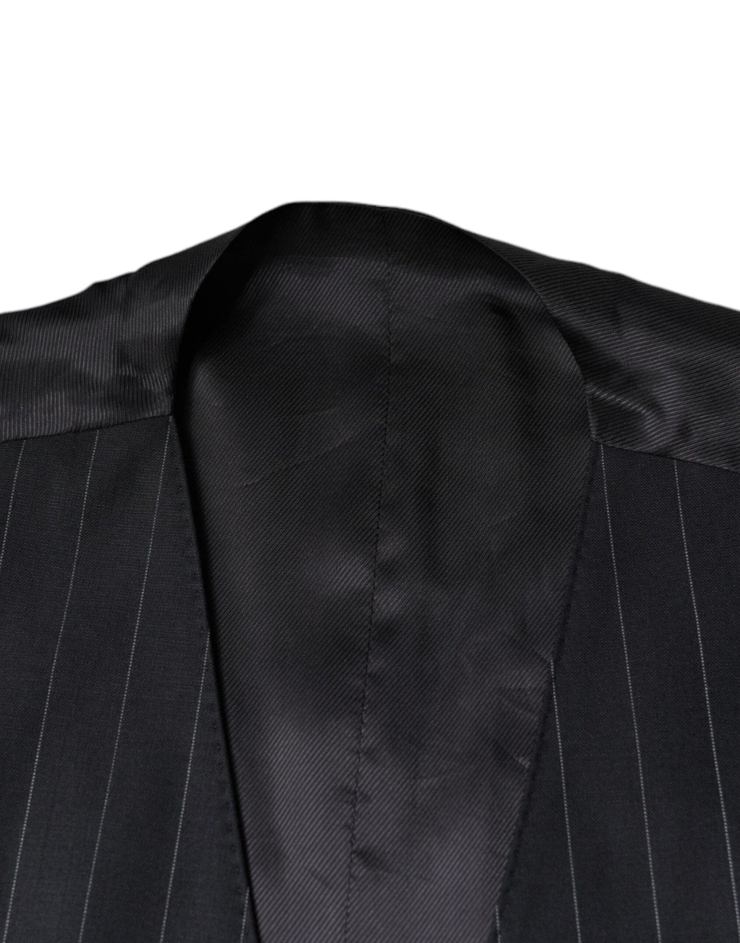 Dolce & Gabbana Schwarze Lederweste, formelle Weste