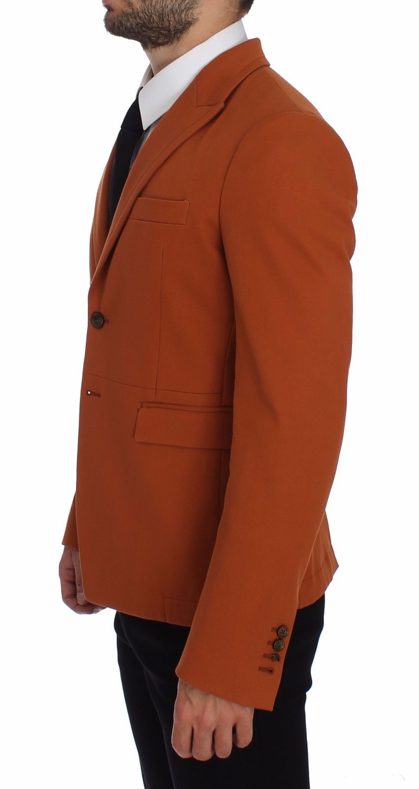 Dolce & Gabbana Oranger Baumwoll-Stretch-Blazer