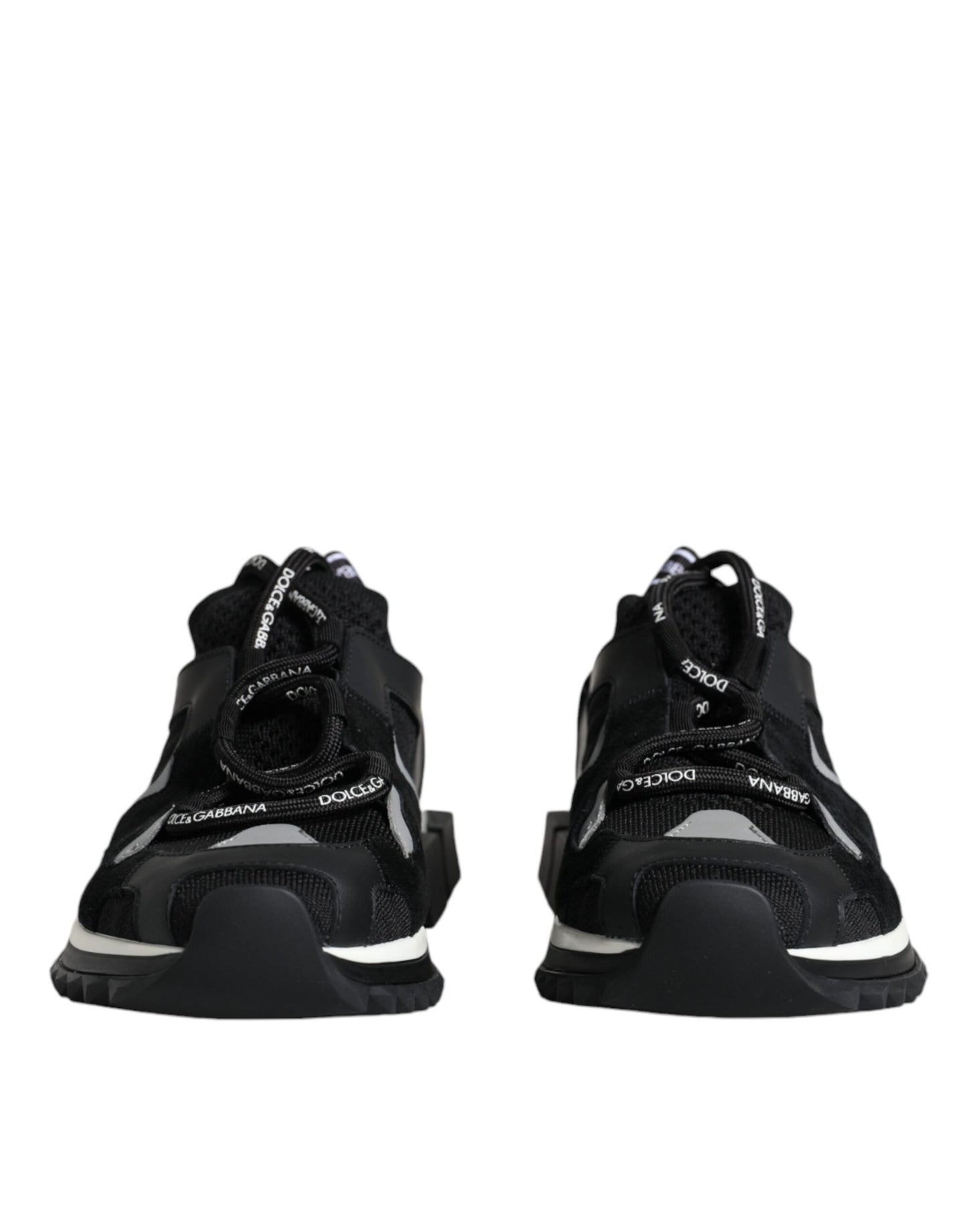 Dolce & Gabbana Sorrento Trekking-Sneakers aus schwarzem Mesh