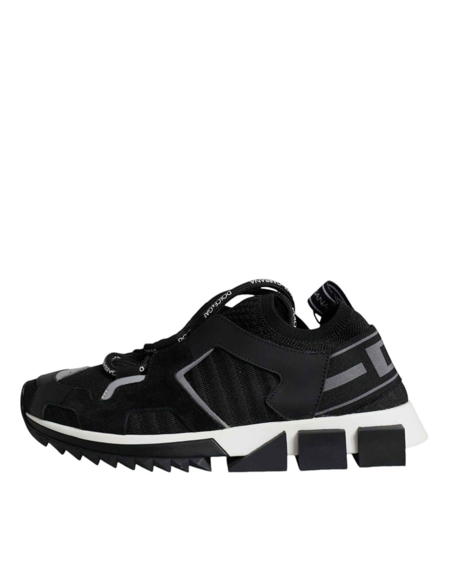 Dolce & Gabbana Sorrento Trekking-Sneakers aus schwarzem Mesh