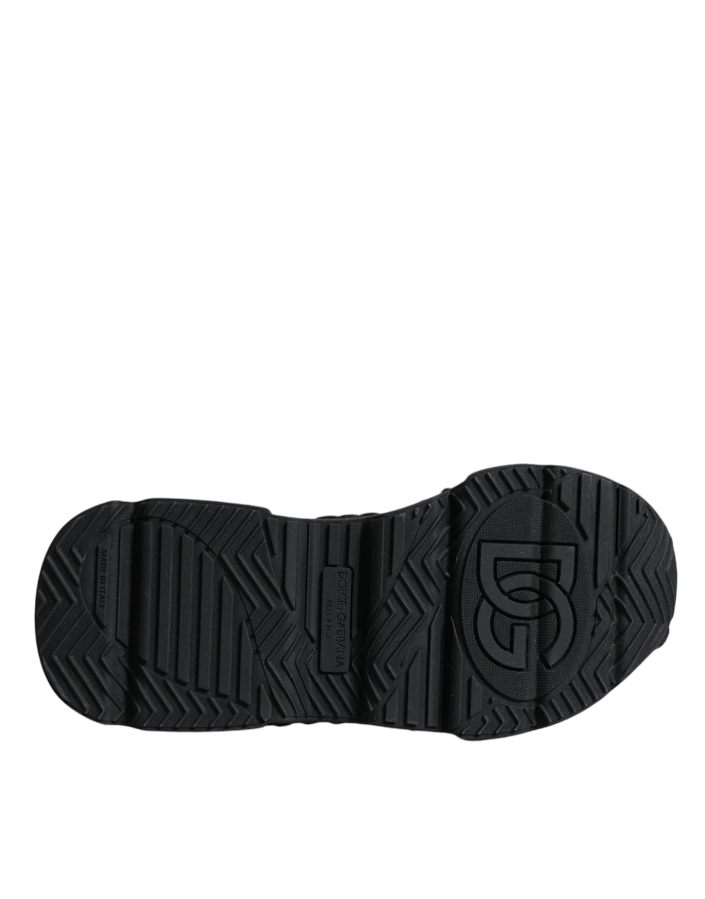 Dolce & Gabbana – Schwarze Daymaster-Sneakers aus Strick