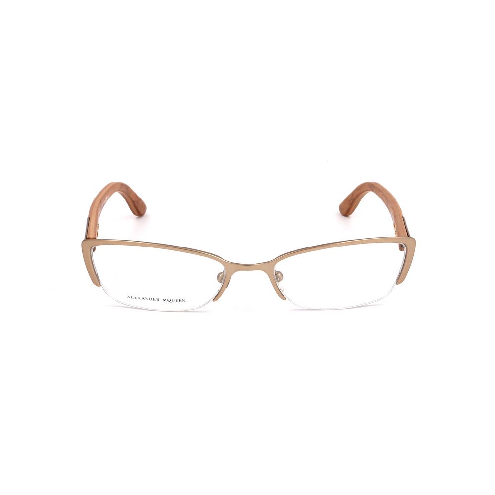 Braune Metallrahmen von Alexander McQueen