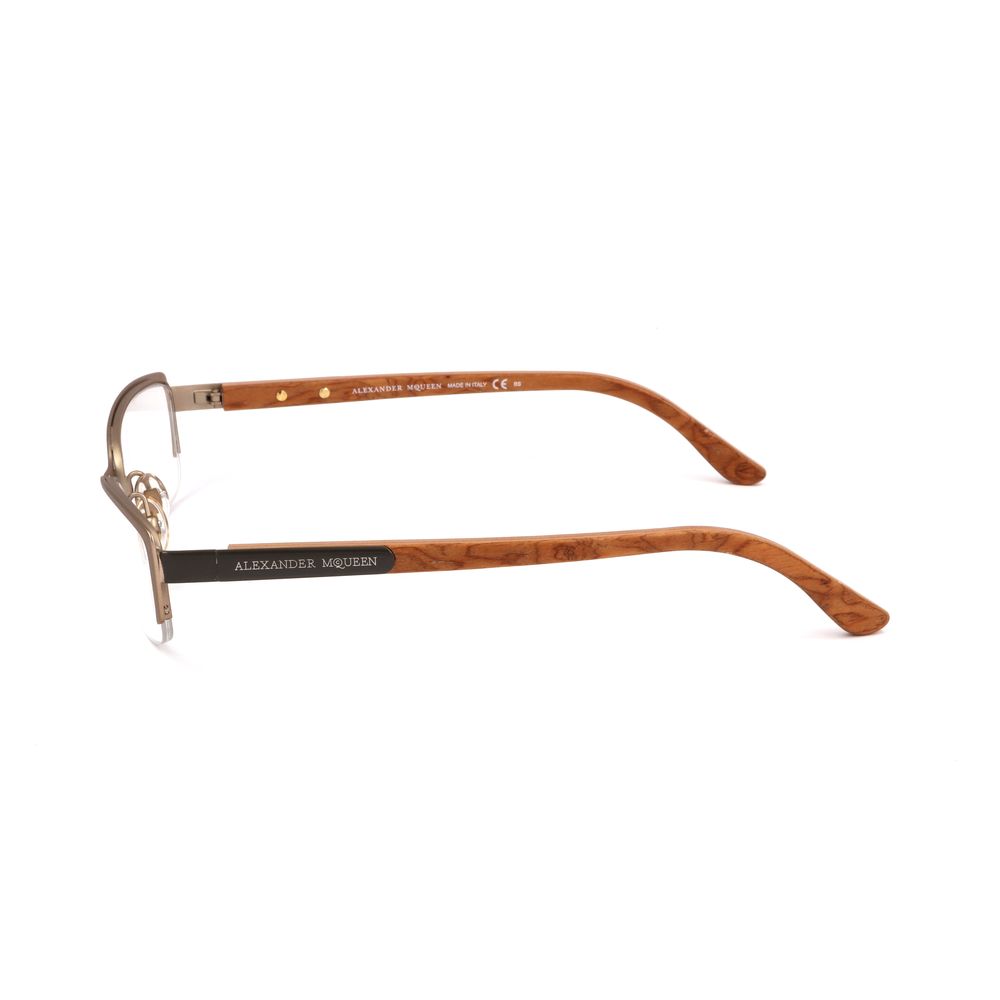 Braune Metallrahmen von Alexander McQueen