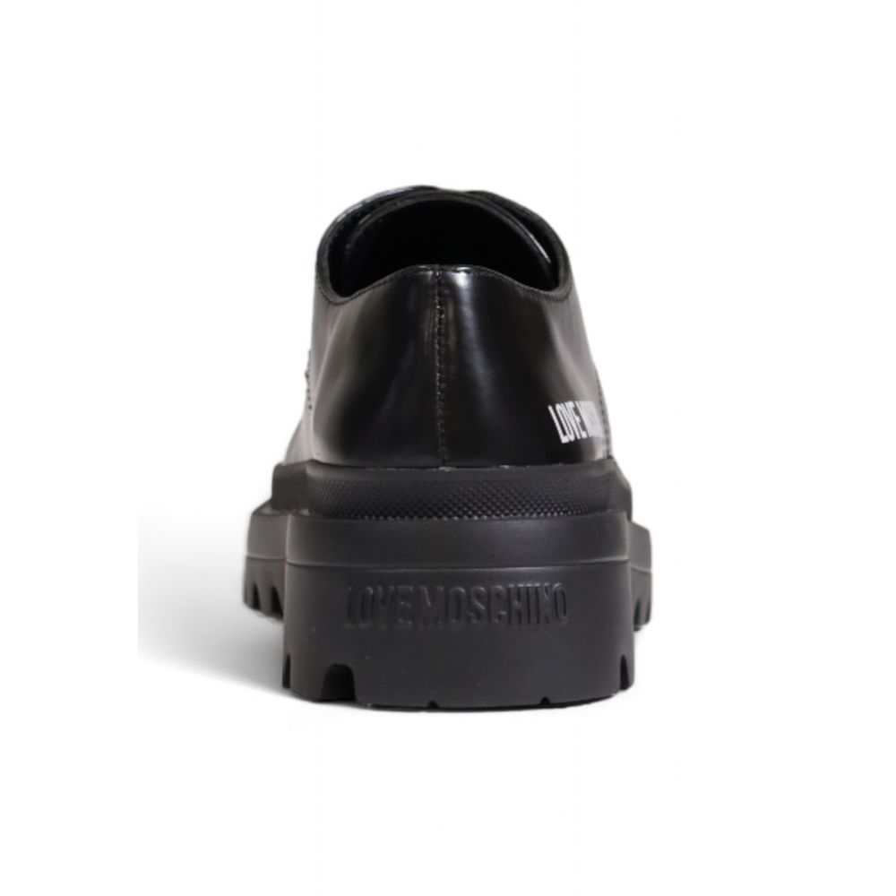 Love Moschino Schwarze Polyethylen-Plattform