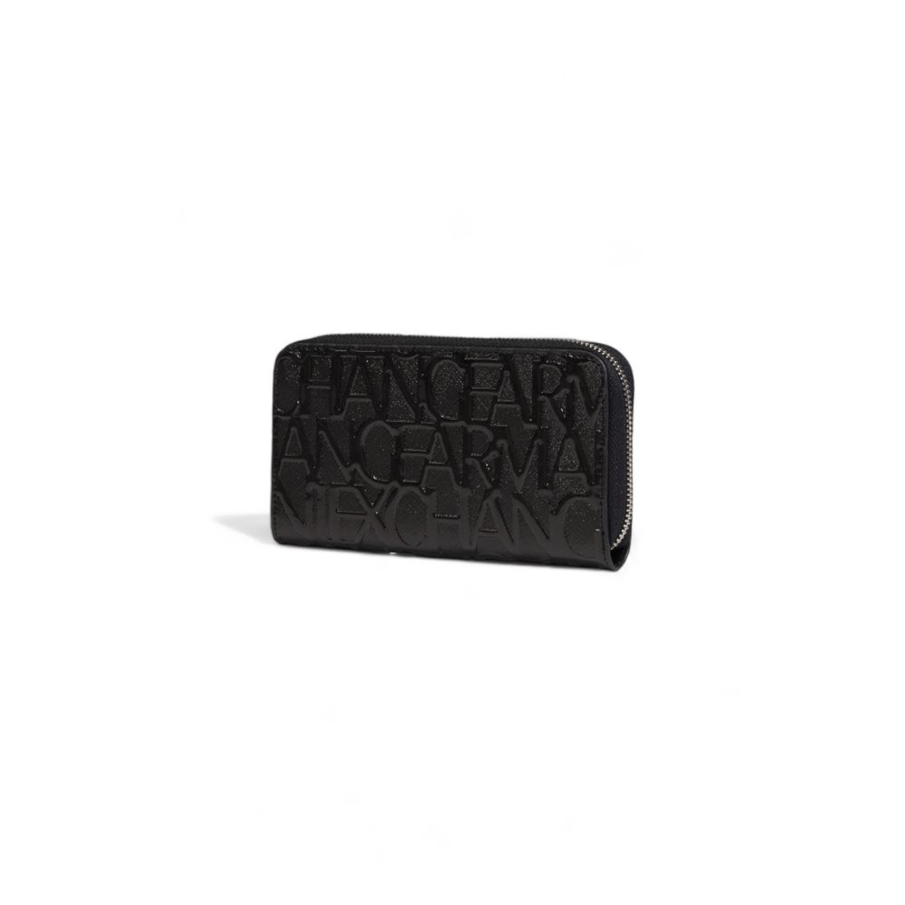 Armani Exchange – Schwarze Polyester-Geldbörse