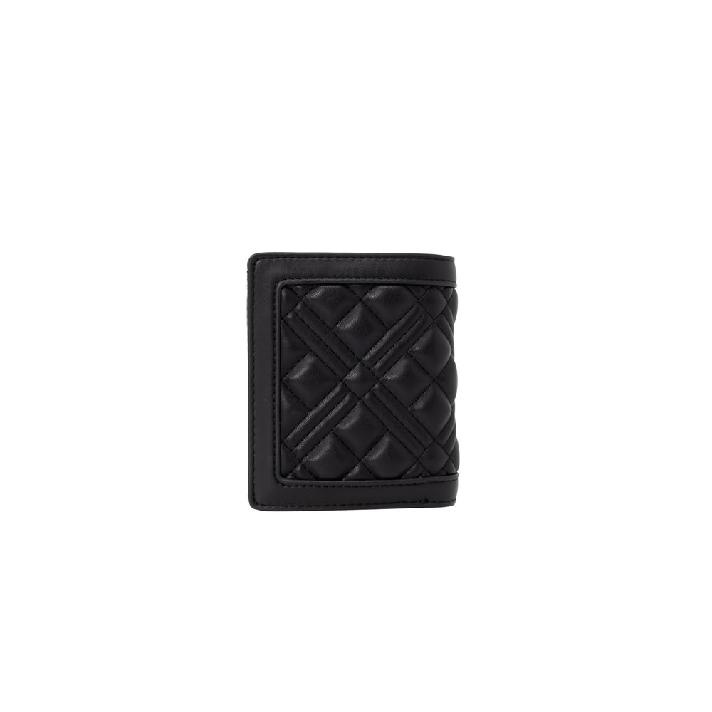 Love Moschino – Schwarze Geldbörse aus Polyethylen