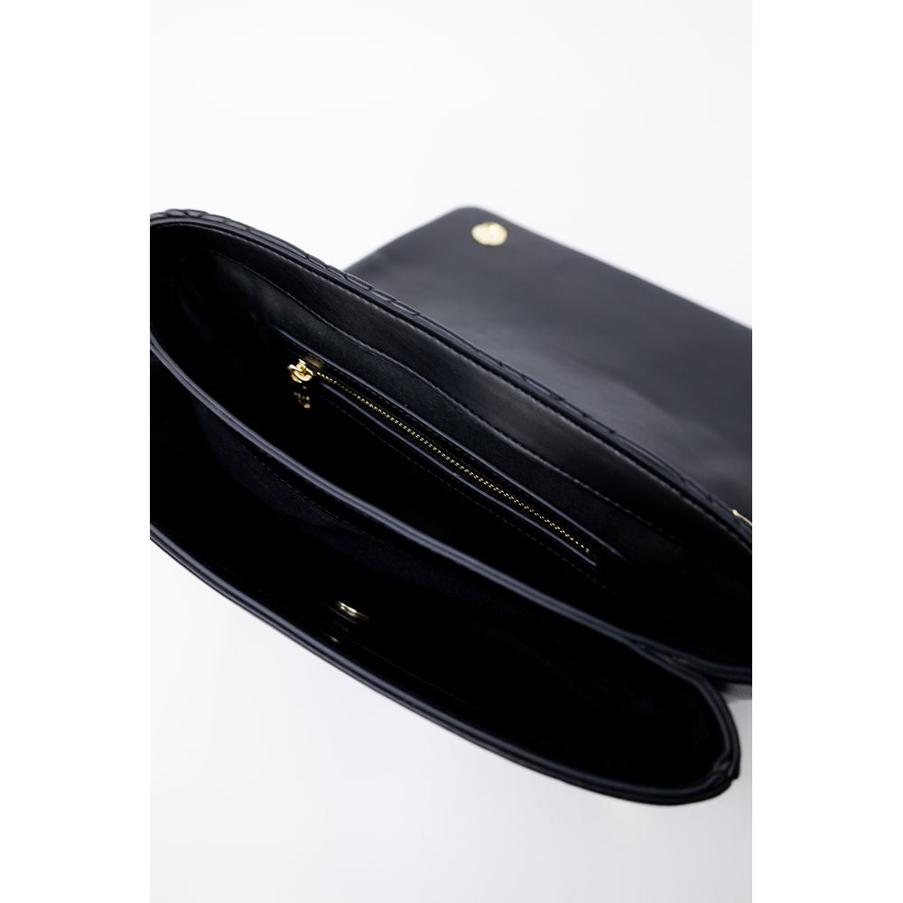 Love Moschino – Goldfarbene Polyethylen-Handtasche