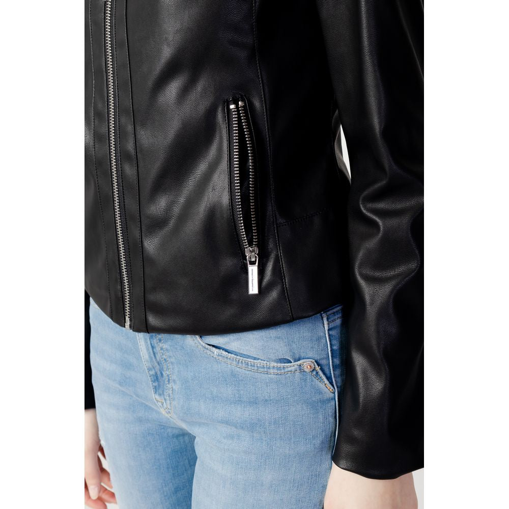 Armani Exchange Schwarze Polyesterjacken und -mäntel