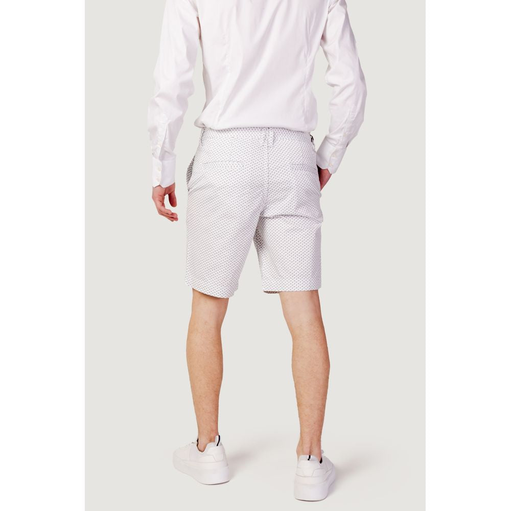 Armani Exchange – Weiße Baumwoll-Bermuda