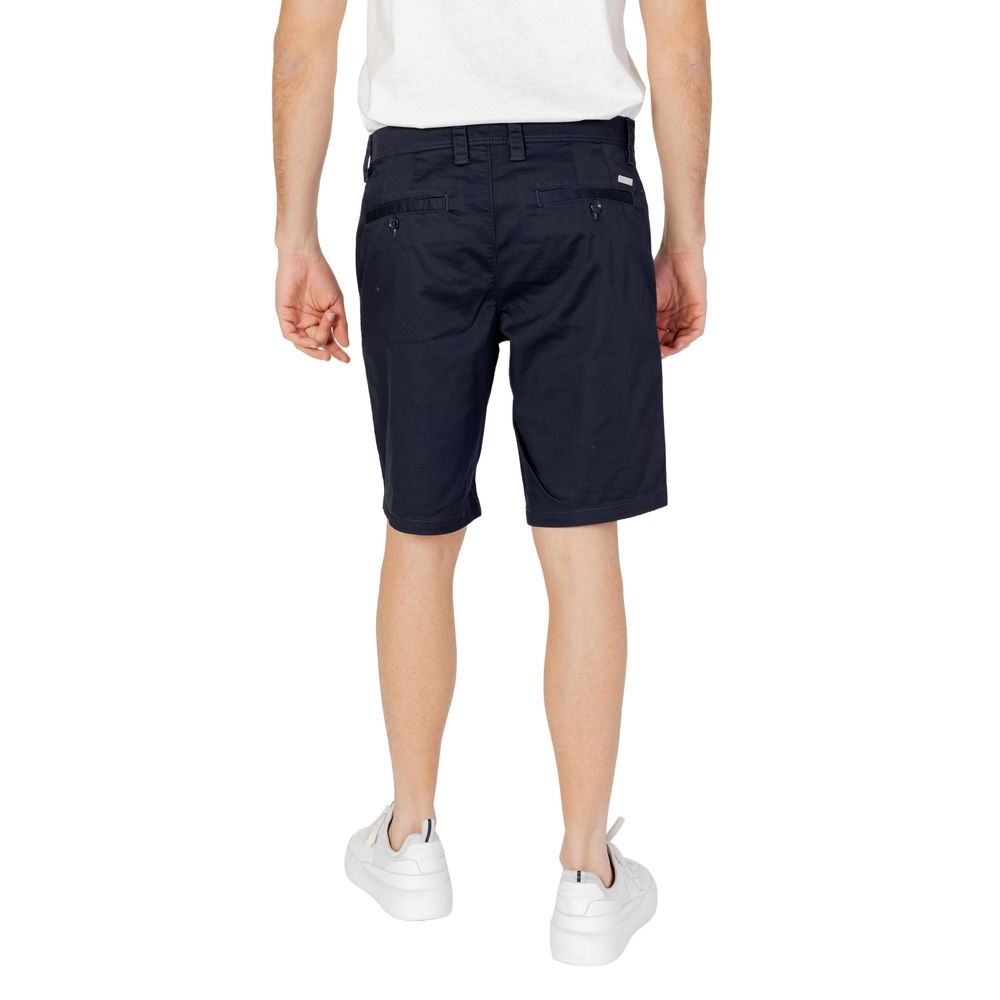Armani Exchange – Blaue Baumwoll-Bermuda