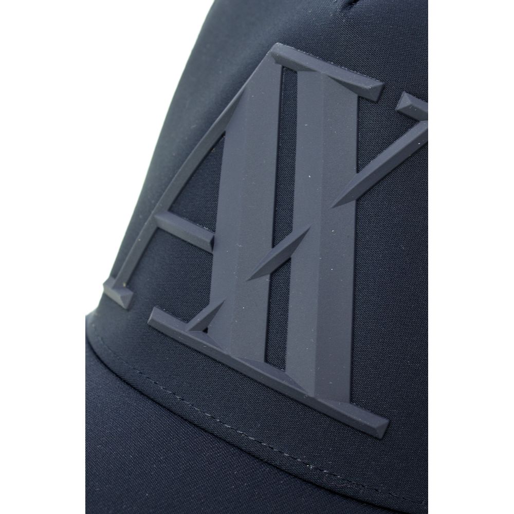 Armani Exchange – Baseballmütze aus Polyester in Blau