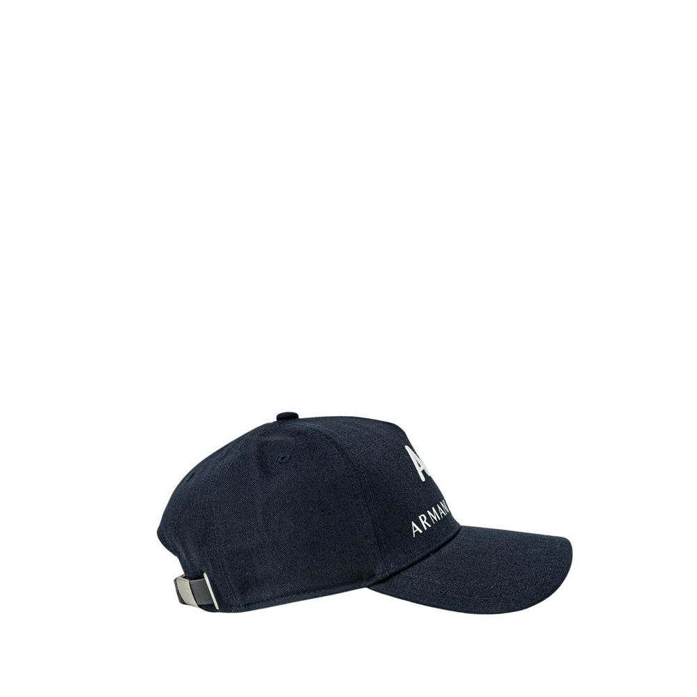 Armani Exchange – Baseballmütze aus blauer Baumwolle