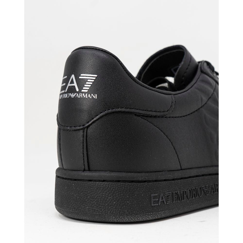 EA7 Emporio Armani – Sneaker aus schwarzem Polyethylen