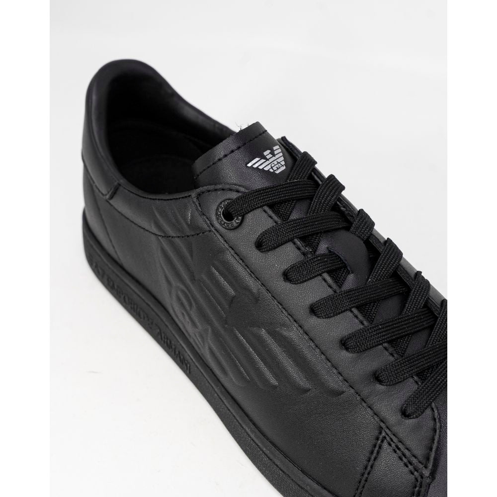 EA7 Emporio Armani – Sneaker aus schwarzem Polyethylen