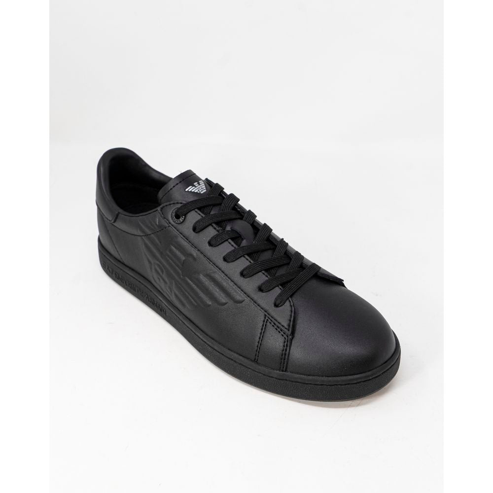 EA7 Emporio Armani – Sneaker aus schwarzem Polyethylen