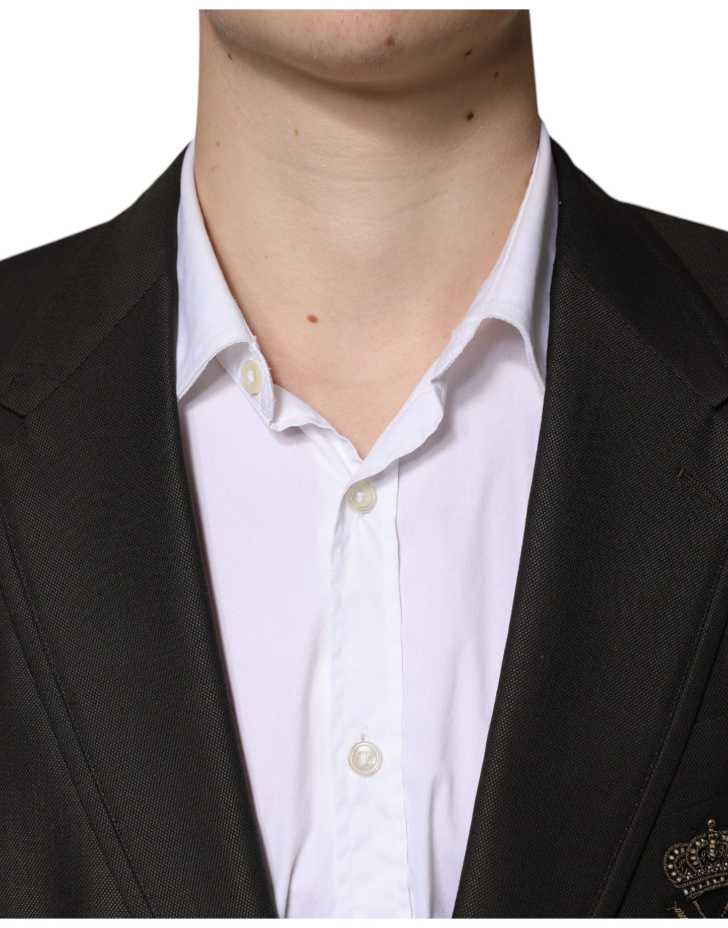 Dolce & Gabbana Blazer Braun Grün Bienenwolle Jacke Mantel