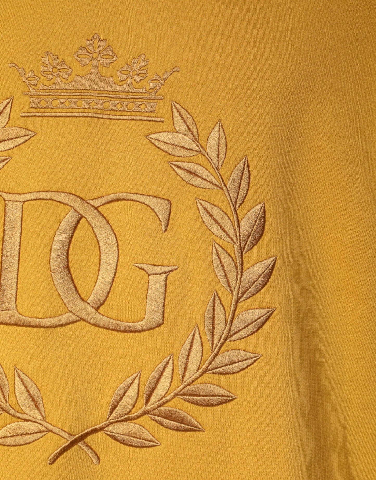 Dolce & Gabbana Senf DG Kapuzenpullover für Herren