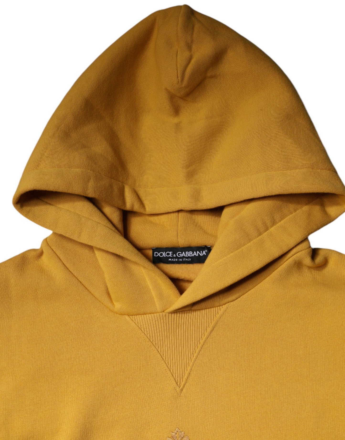 Dolce & Gabbana Senf DG Kapuzenpullover für Herren