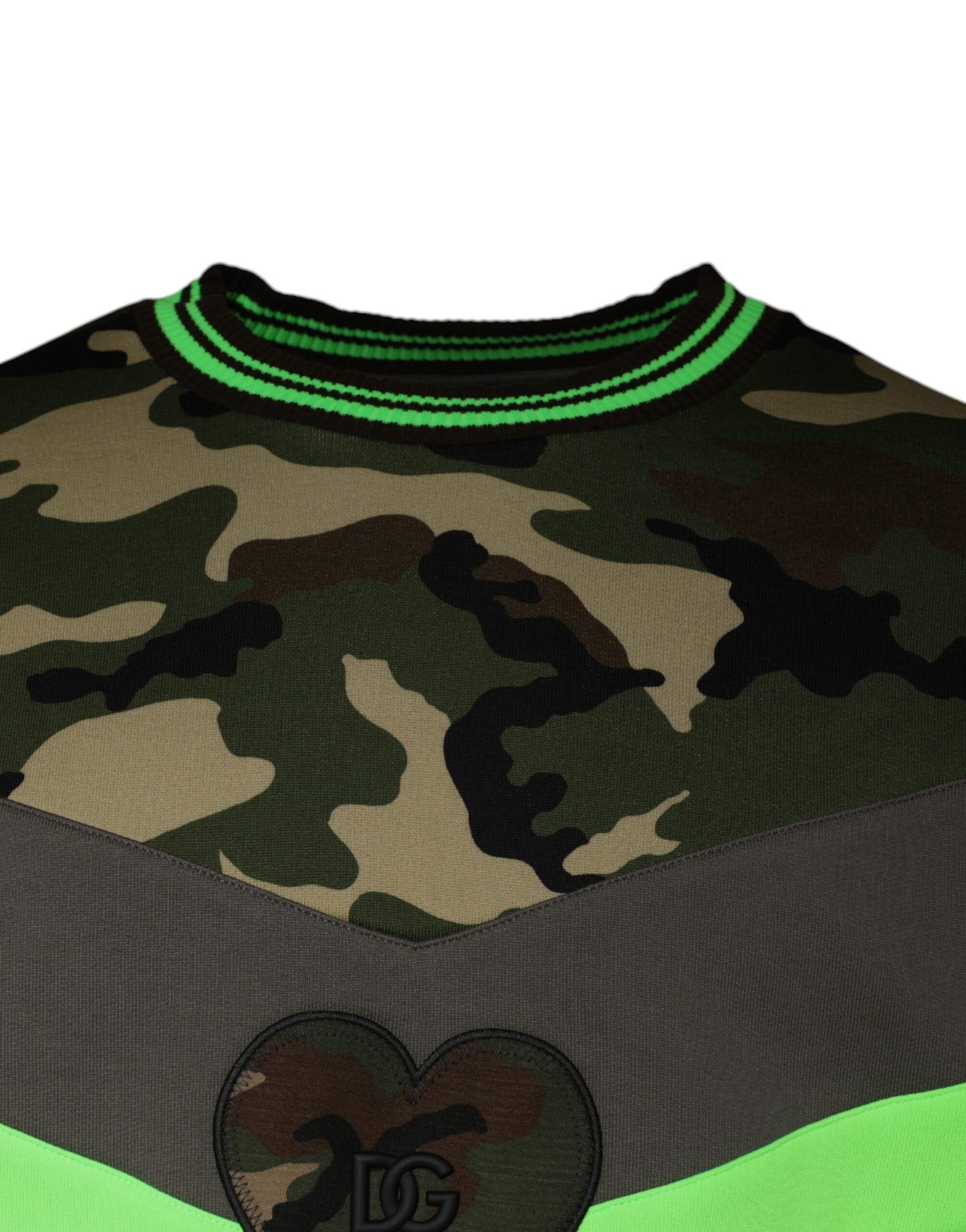 Dolce & Gabbana Mehrfarbiger Camouflage-Sweatshirtpullover