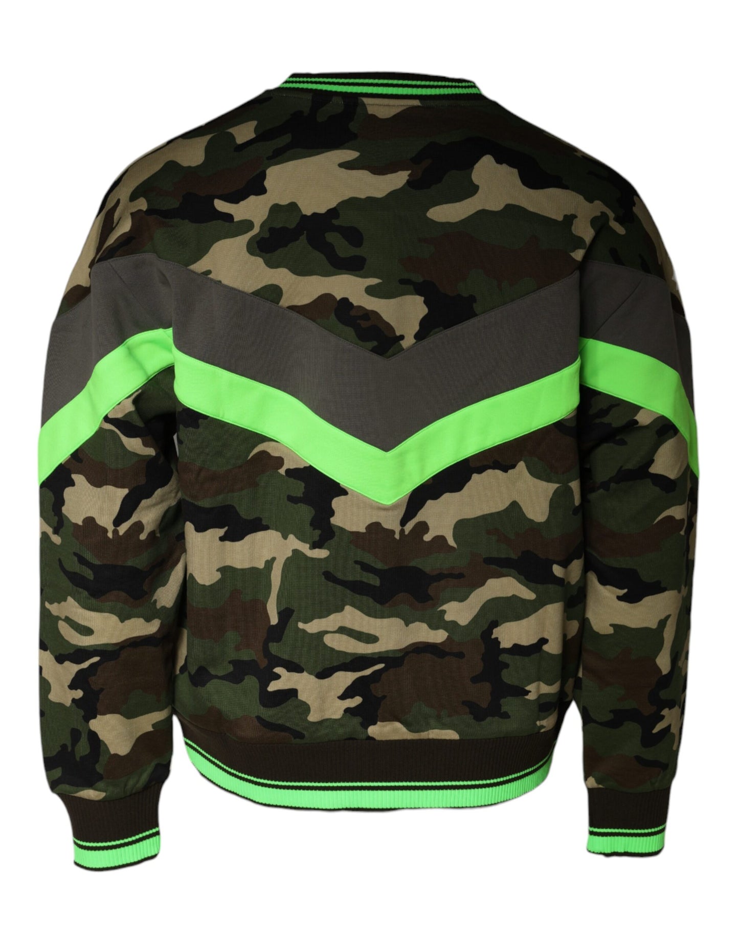 Dolce & Gabbana Mehrfarbiger Camouflage-Sweatshirtpullover