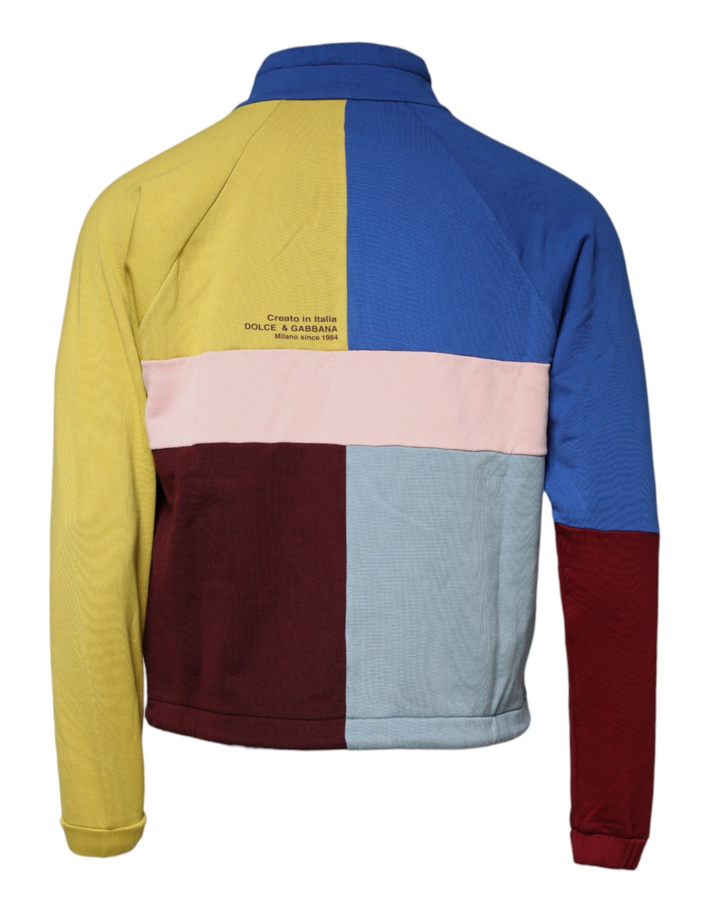 Dolce & Gabbana Mehrfarbiger Patchwork-Sweatshirtpullover für Herren