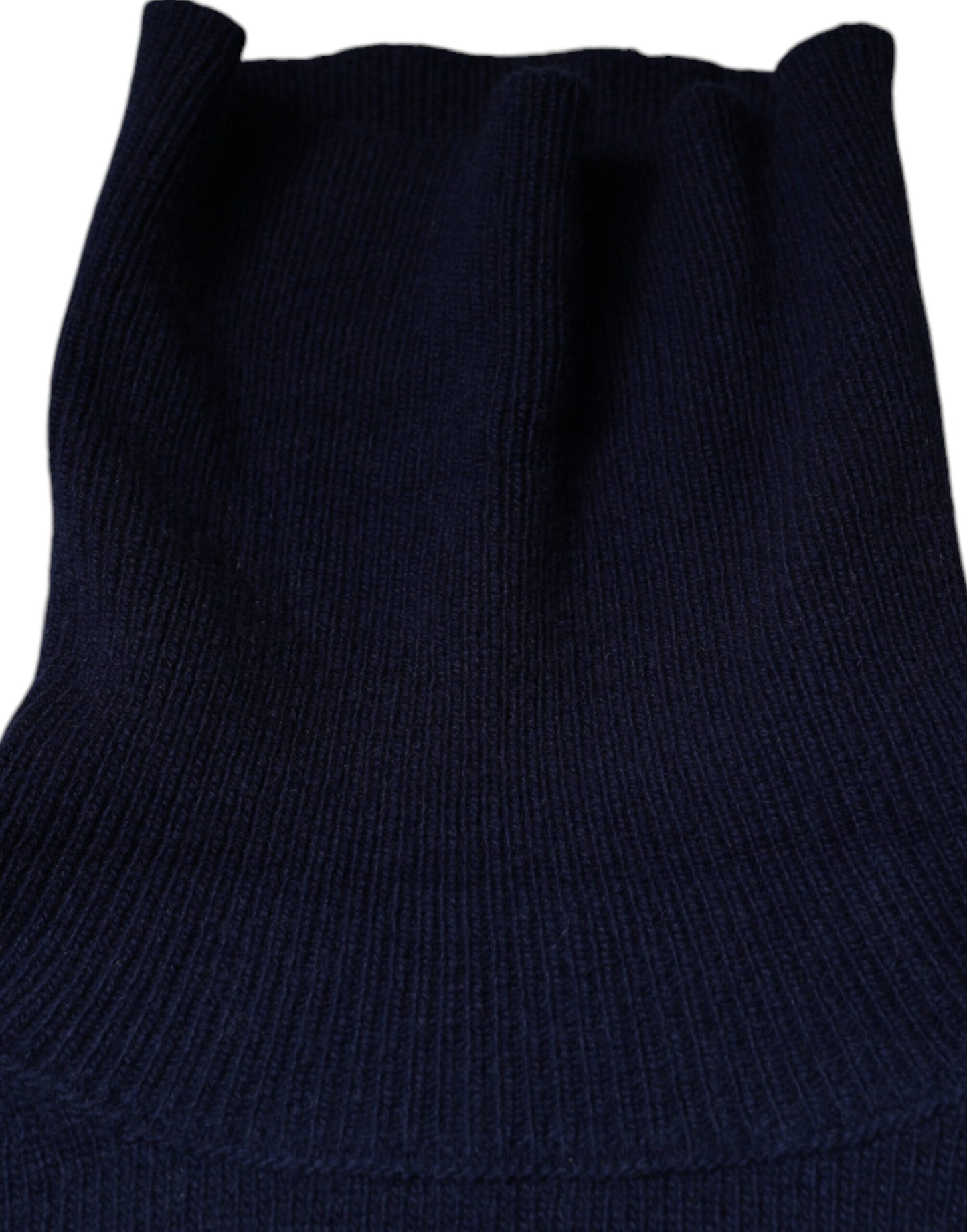 Dolce & Gabbana, blauer Rollkragenpullover aus Wollstrick